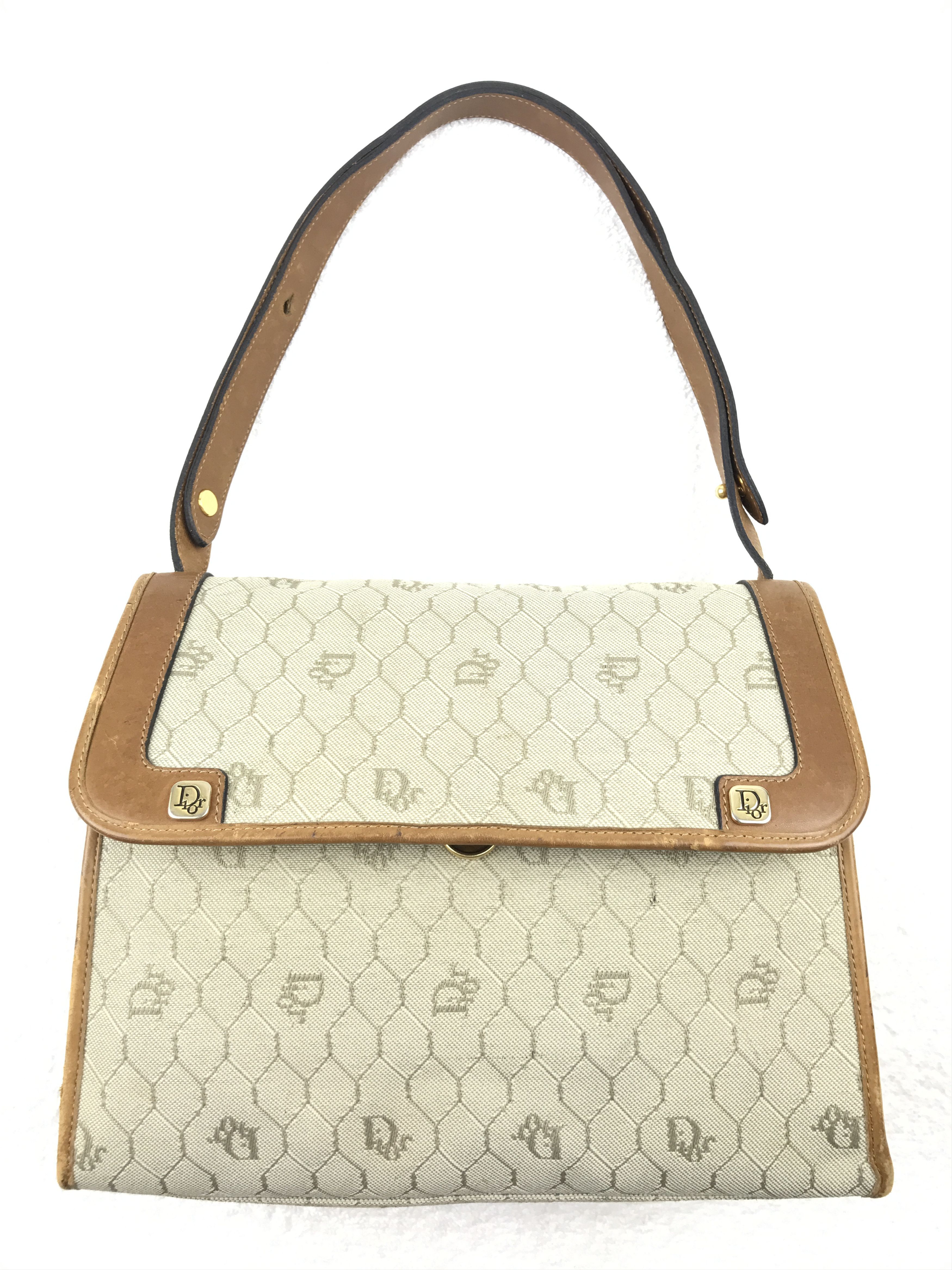 Christian Dior Monsieur × Vintage Vintage Christian Dior Honeycomb Handbag Size ONE SIZE - 1 Thumbnail
