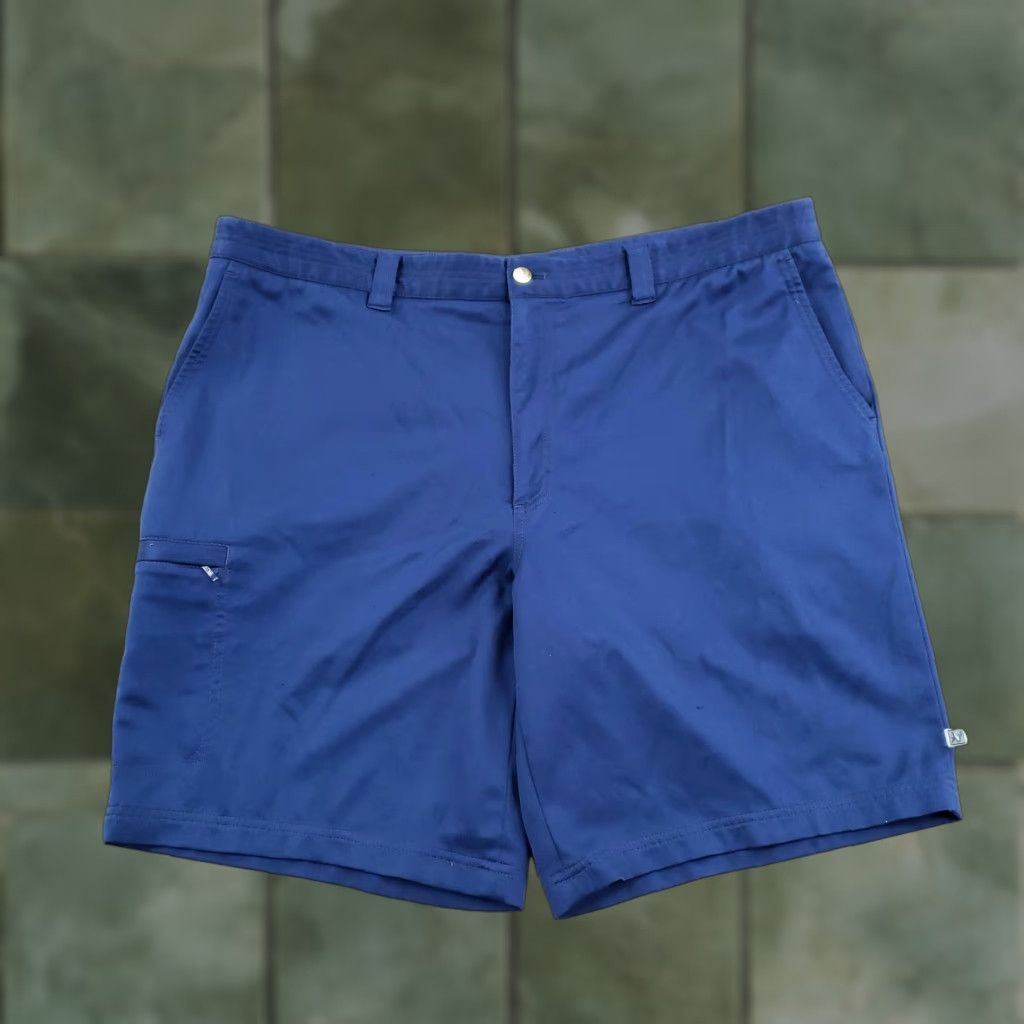 Vintage Zero Restriction Tour Series Shorts Mens 40 Blue Golf Performance Polyester Pockets Regular Inseam 9.5 in Size US 40 / EU 56 - 1 Thumbnail