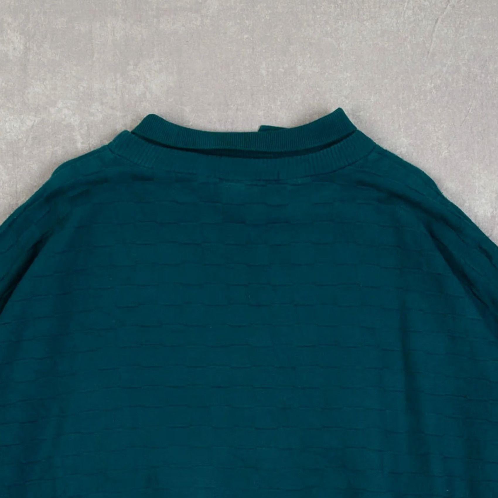 Altea VINTAGE 90s Flagship Structured Collared Sweatshirt Mens Dark Teal 2XL Cotton Logo Pullover Sweatshirt Size US XXL / EU 58 / 5 - 4 Thumbnail