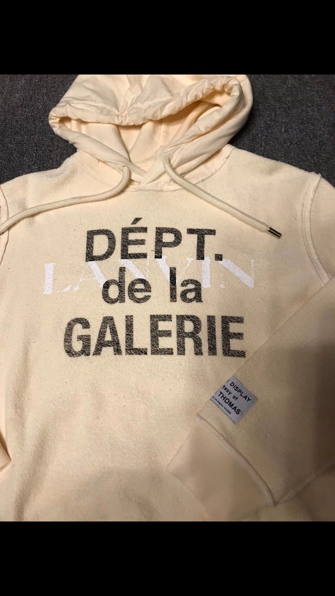 Lanvin Lanvin x GalleryDept Hoodie Reversed Letter U S Size US S / EU 44-46 / 1 - 4 Thumbnail