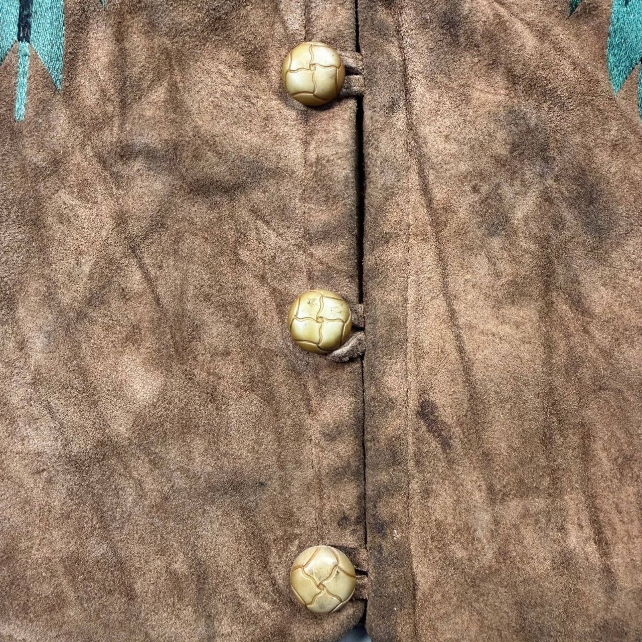 Other Vintage Gembony Suede Leather Southwestern Western Vest Size US M / EU 48-50 / 2 - 5 Thumbnail