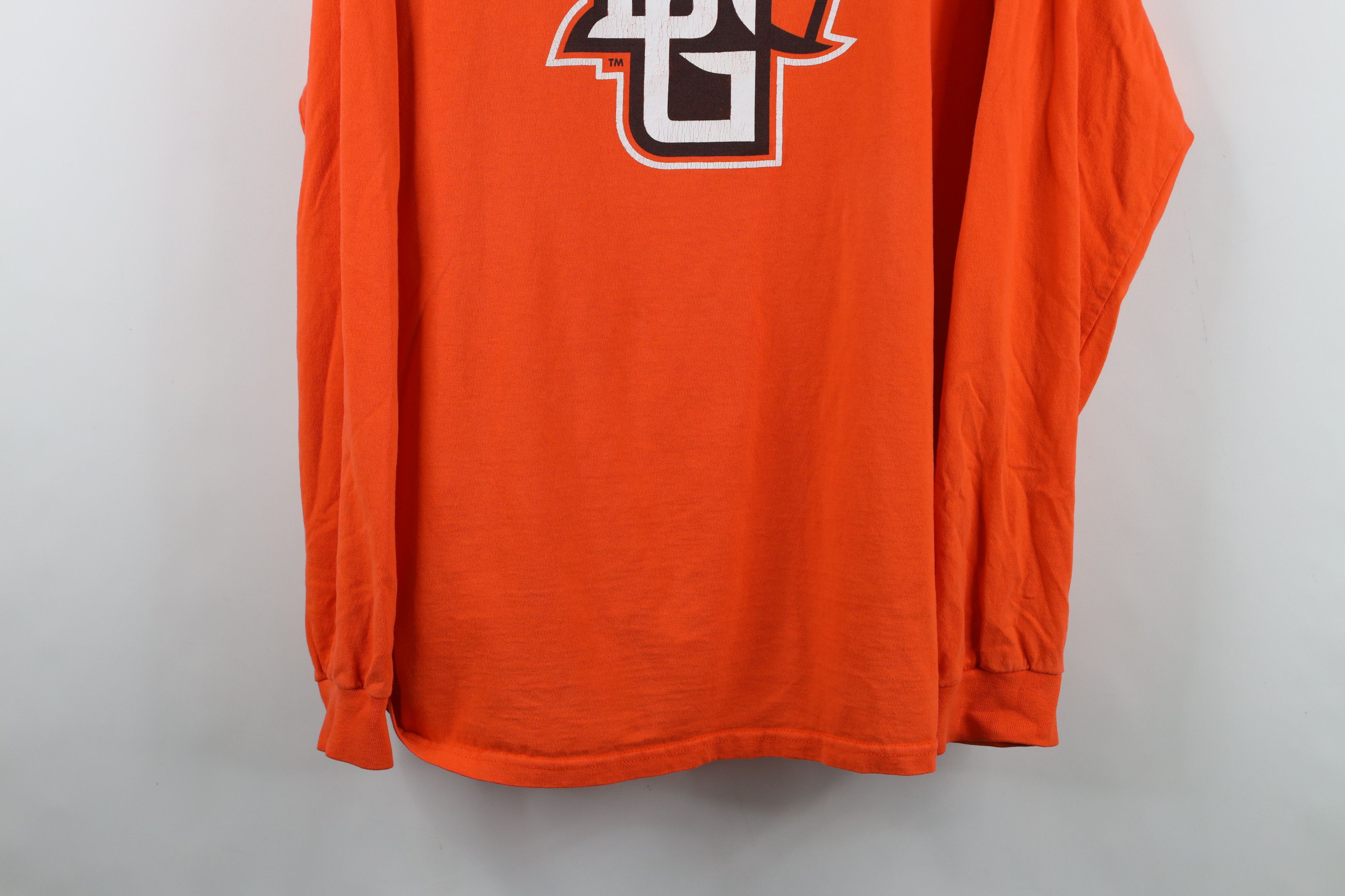 Vintage Vintage Green State University Long Sleeve T-Shirt Orange Size US L / EU 52-54 / 3 - 3 Thumbnail
