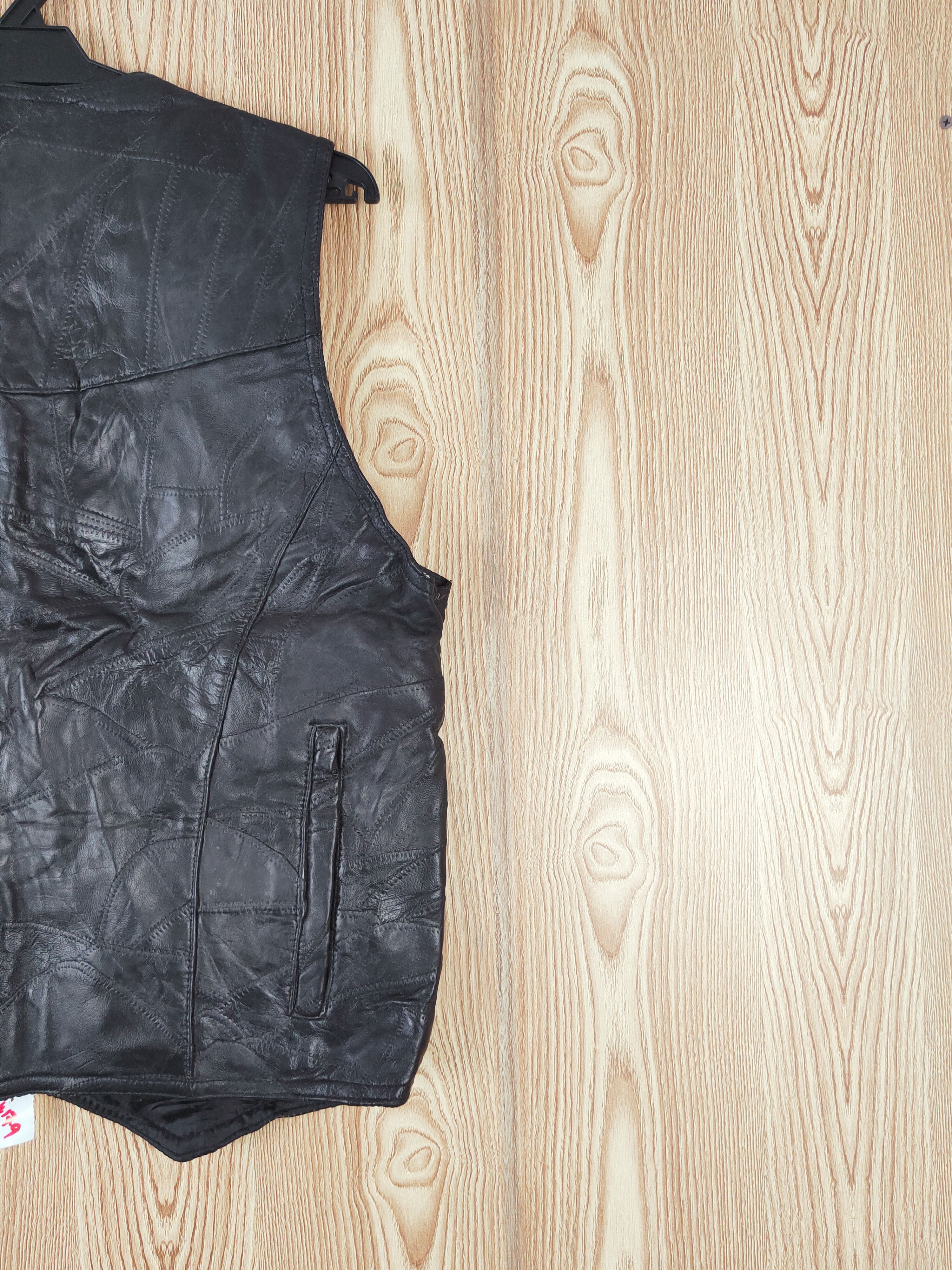 Japanese Brand Japanese Brand vintage Black Leather Vests #W179 Size US M / EU 48-50 / 2 - 11 Thumbnail