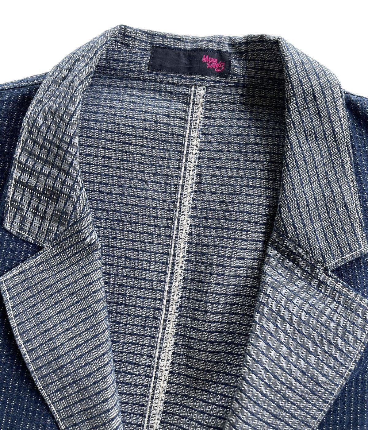 Japanese Brand MuuSan63 Japan Indigo Worker Chore Jacket Size US XL / EU 56 / 4 - 5 Thumbnail