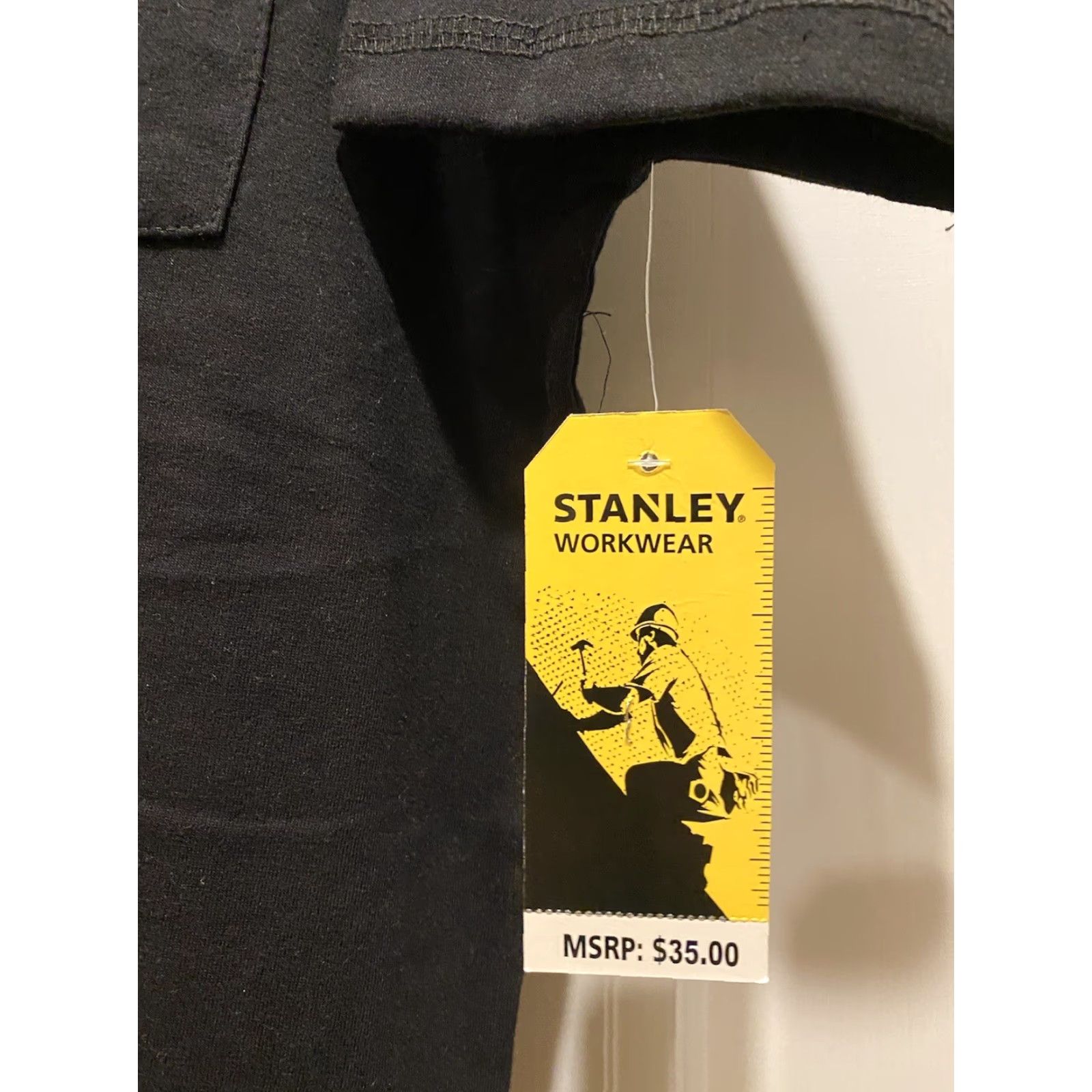 Vintage Stanley Mens New Medium Black Stretch Shirt M 5 Work NWT Henley Size US M / EU 48-50 / 2 - 4 Thumbnail