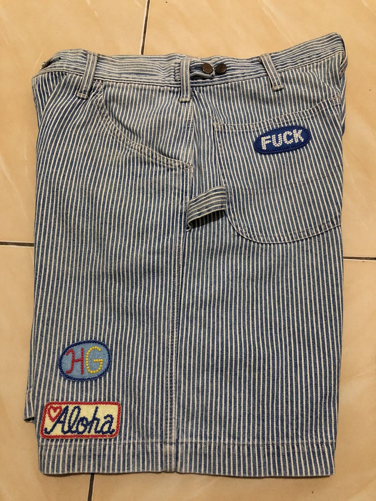 Hysteric Glamour × Japanese Brand Hysteric Glamour Carpenter Strip Embroidered Patch Pant Size US 30 / EU 46 - 10 Thumbnail