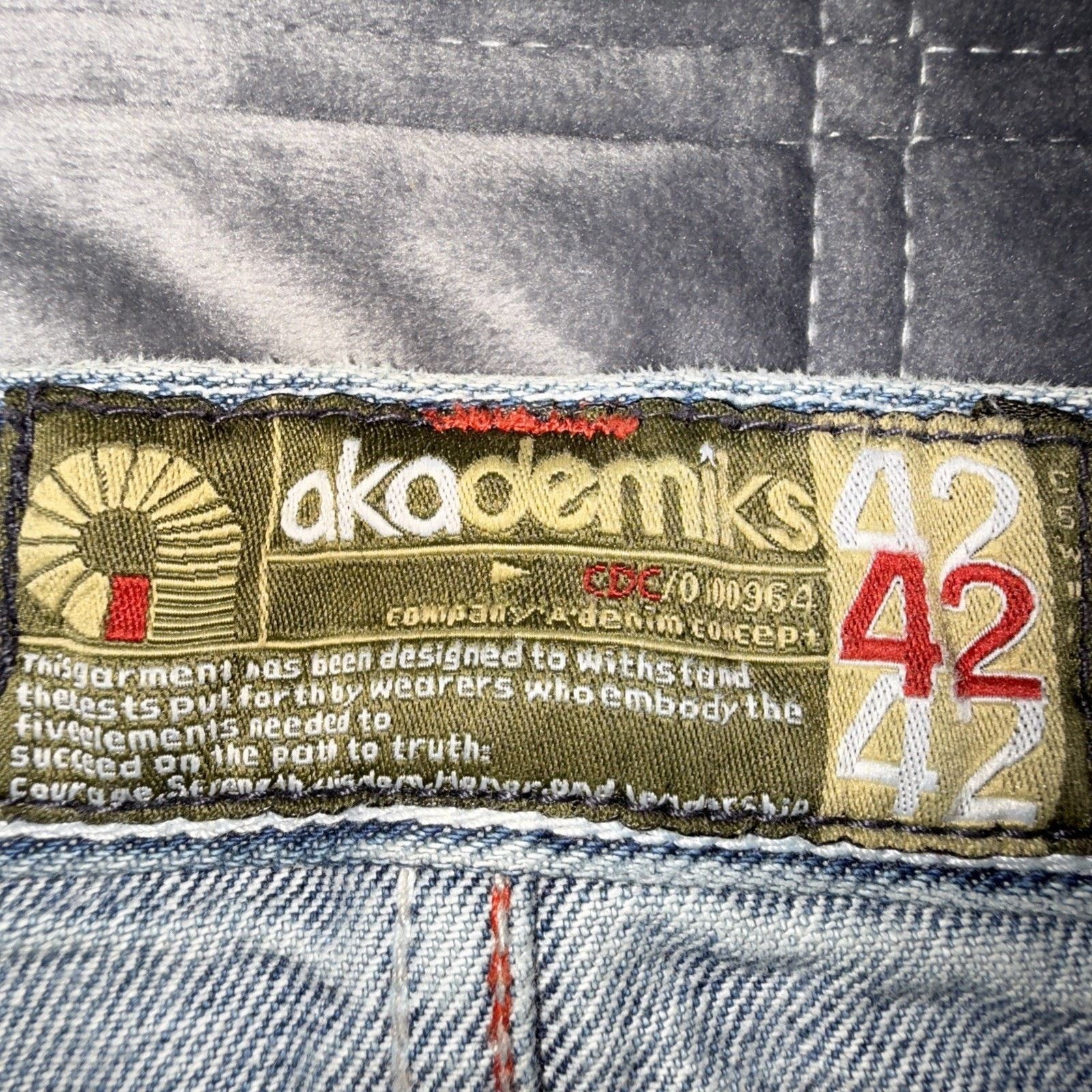 Akademiks Vintage Akademiks Wide Leg Baggy Fit Y2K Jeans Mens 42 EUC Size US 42 / EU 58 - 12 Thumbnail