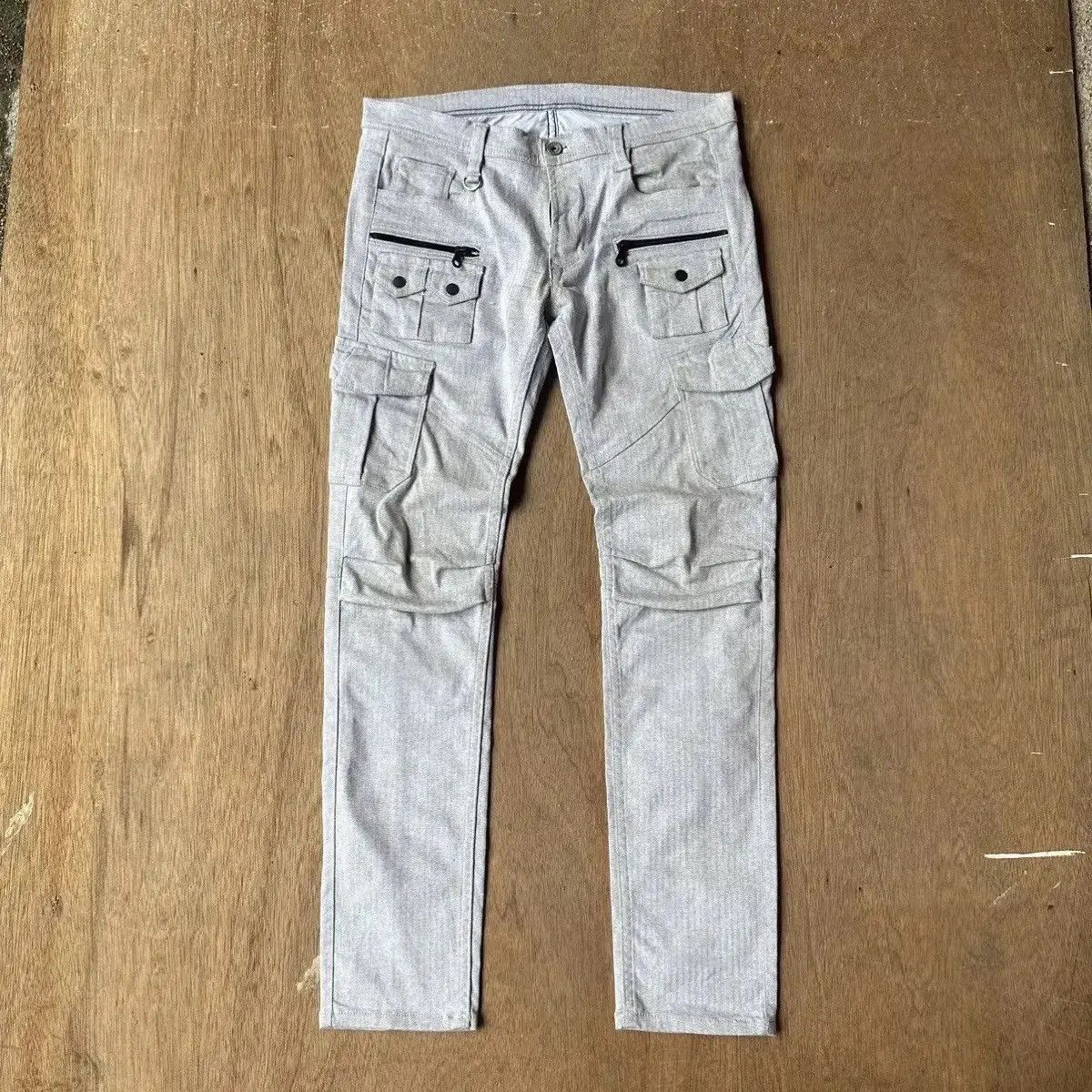 Japanese Brand W32 L31 VTG NICOLE HIDEWAYS JAPAN PUNK MULTIPOCKET HBT TWILL Size US 32 / EU 48 - 1 Thumbnail