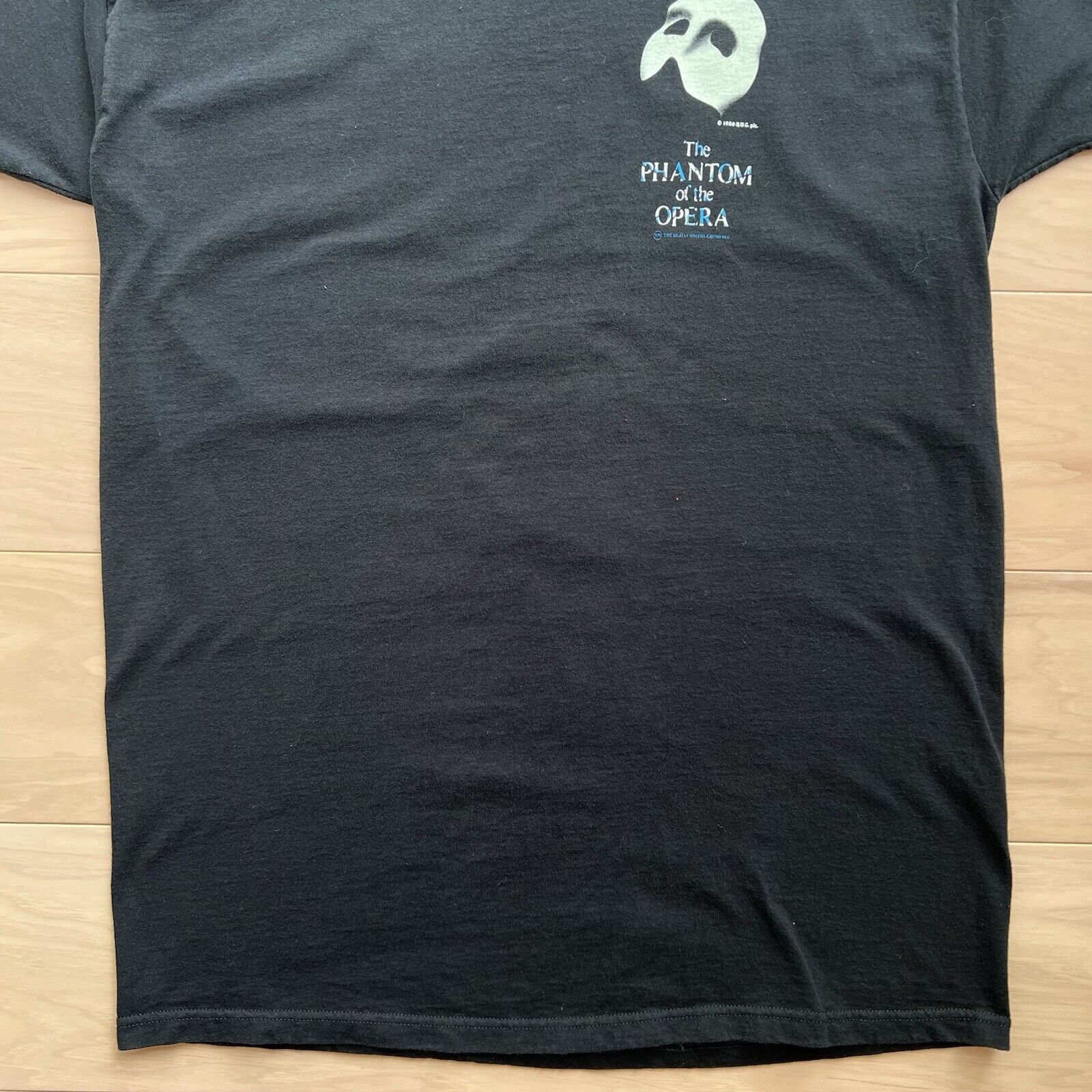 Vintage Vintage Phantom Of The Opera Shirt XL Black 90s Musical Size US XL / EU 56 / 4 - 4 Thumbnail
