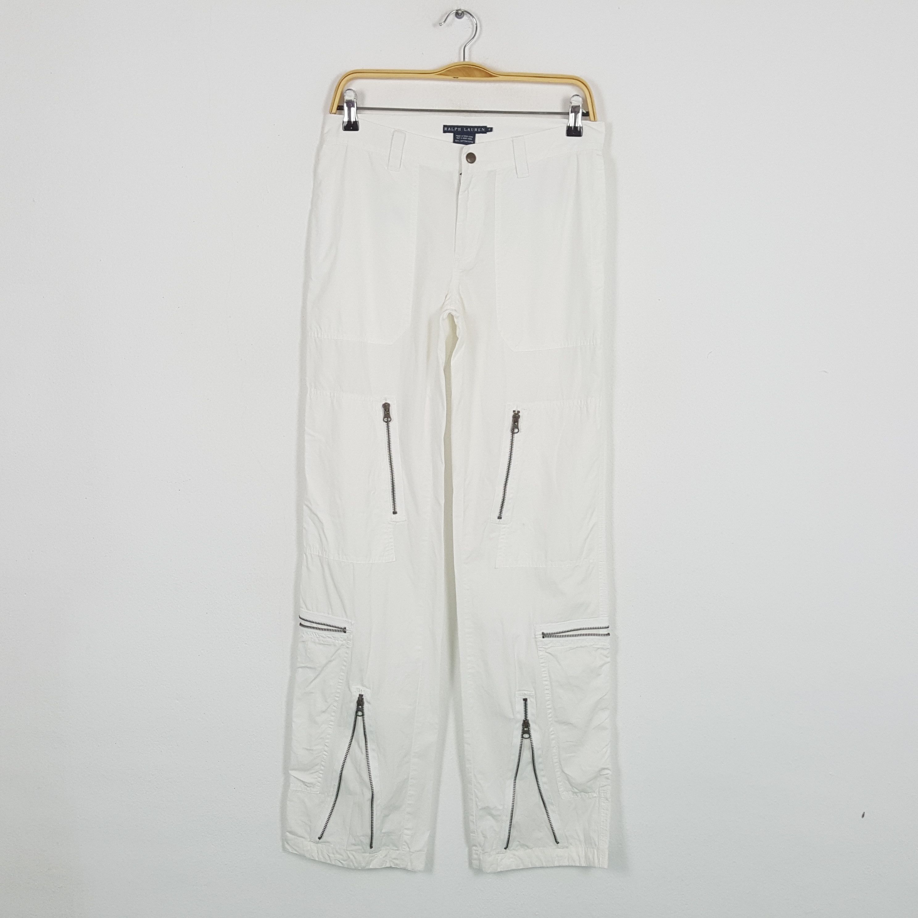 Vintage POLO by RALPH LAUREN Fashion Brand Zipper Pants