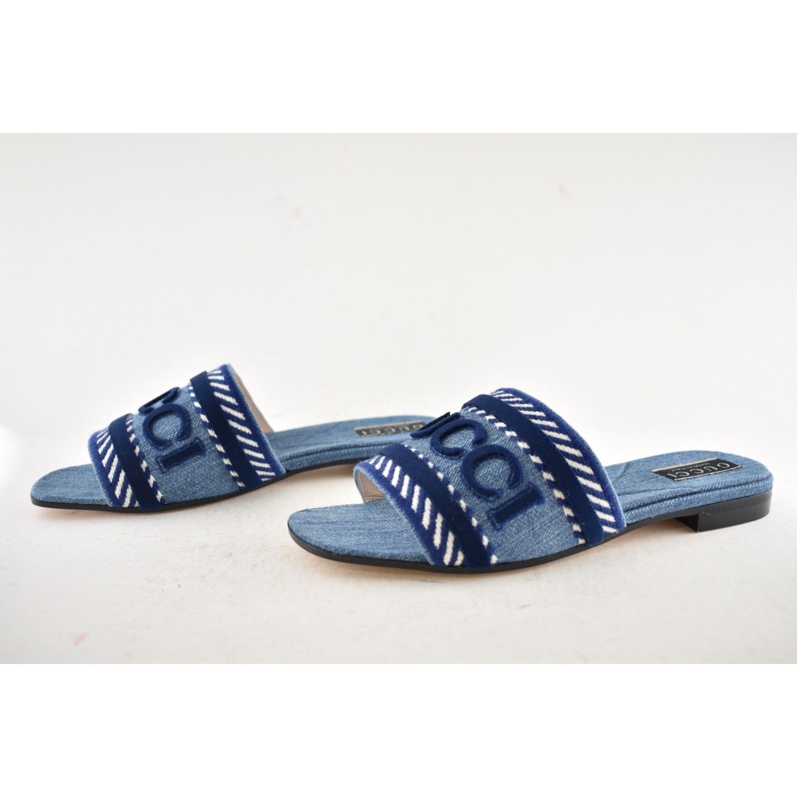 Gucci Gucci Jane Light Blue Denim Mule Sandal 37 Size US 7 / IT 37 - 14 Thumbnail