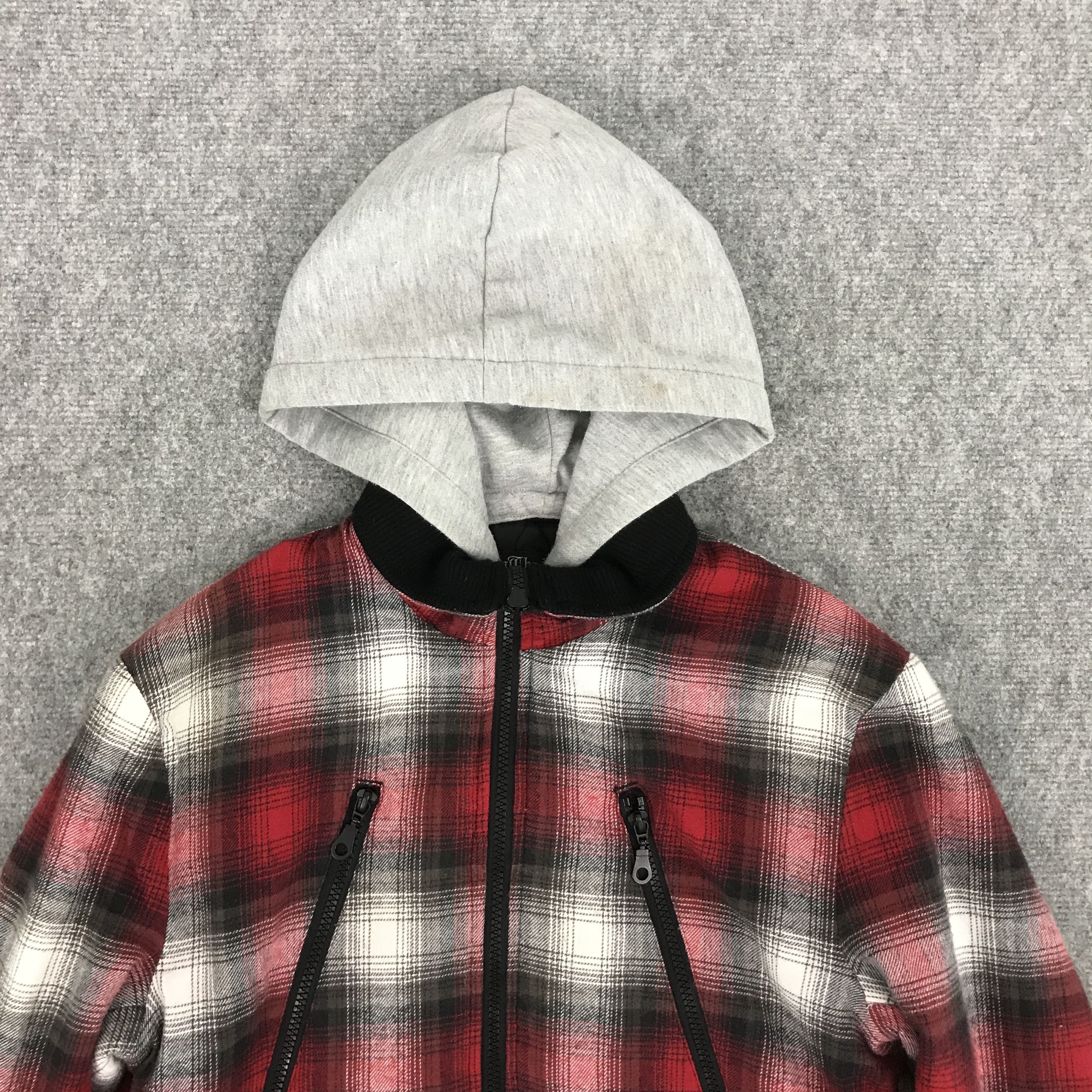 In The Attic × Japanese Brand in the attic Punk japan flannel design zipper jacket Size US L / EU 52-54 / 3 - 3 Thumbnail