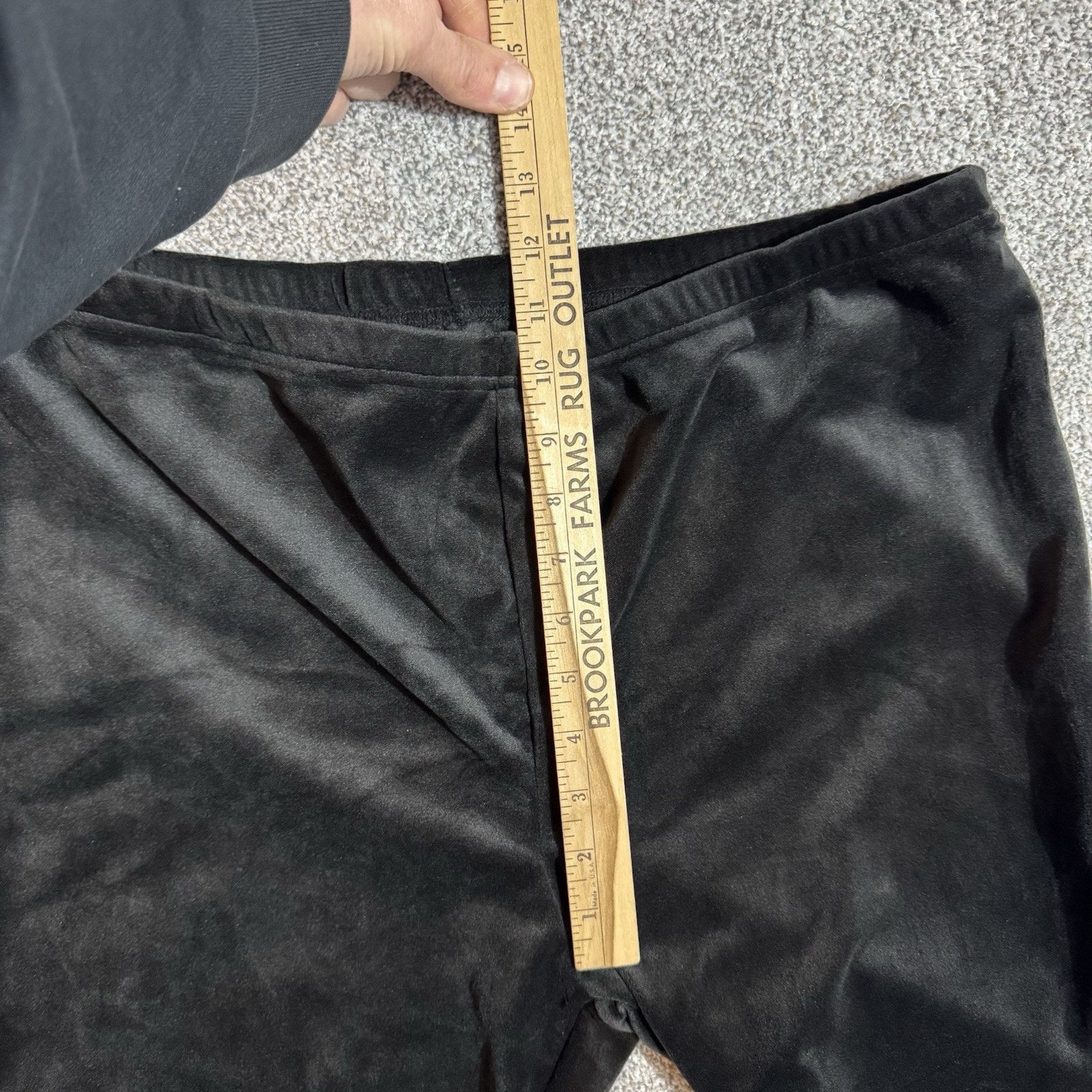 Shein SheIn Curve Leggings Womens 2XL Velour Stretchy Soft Cozy Size 34" / US 12 / IT 48 - 5 Thumbnail