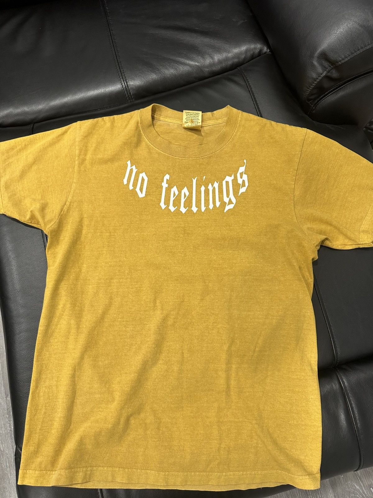 Other No Feelings Tee Mustard Crosses Size Medium Size US M / EU 48-50 / 2 - 1 Thumbnail