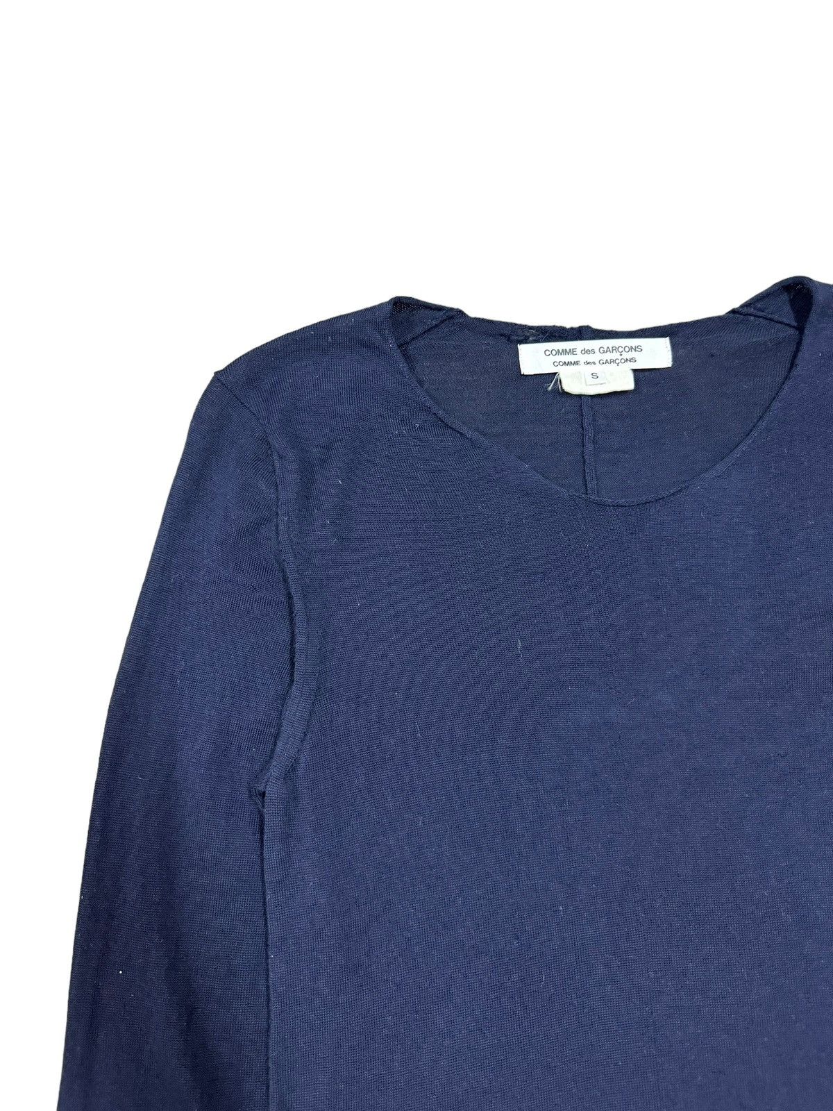 Comme des Garcons × Comme des Garcons Homme Plus Comme Des Garçons Knitwear Wool Jumper Asymmetric Shirt Size US S / EU 44-46 / 1 - 5 Thumbnail