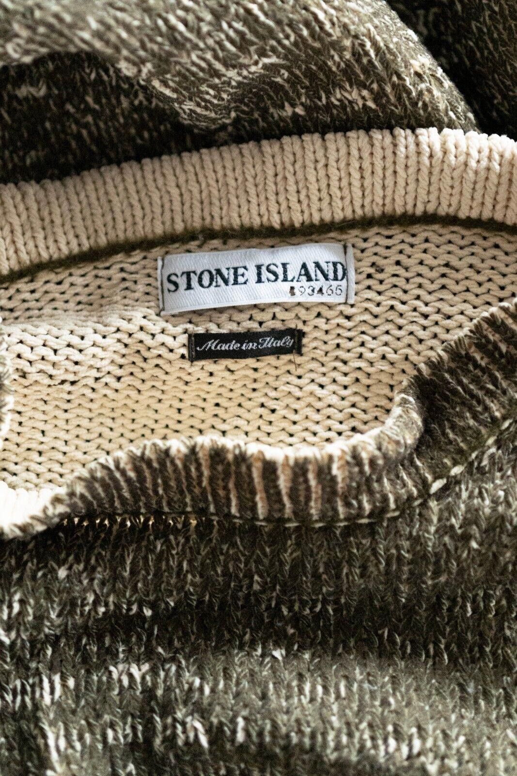 Stone Island Stone Island Mens Knit Green Sweater Sz. XL Size US XL / EU 56 / 4 - 4 Thumbnail