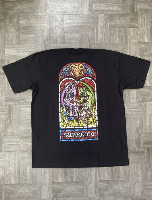 Supreme Supreme Worship Tee Black Size XL | Grailed