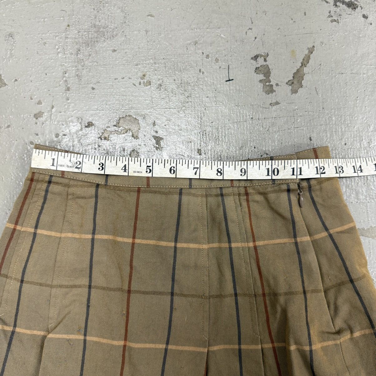 Burberry Burberrys Vintage Wool Plaid Midi Skirt Size 25" / US 0 / IT 36 - 4 Thumbnail