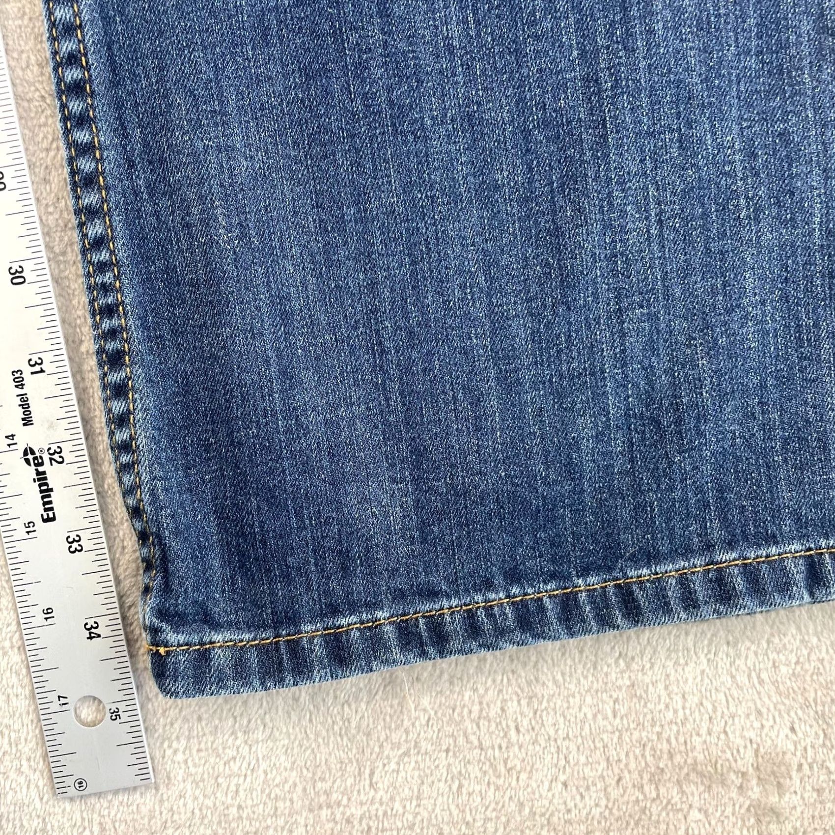 Banana Republic Banana Republic Jeans Women 30x35 Blue Denim Bootcut 5-Pocket Pockets Flap N/A Denim Vintage No Size 30" / US 8 / IT 44 - 7 Thumbnail
