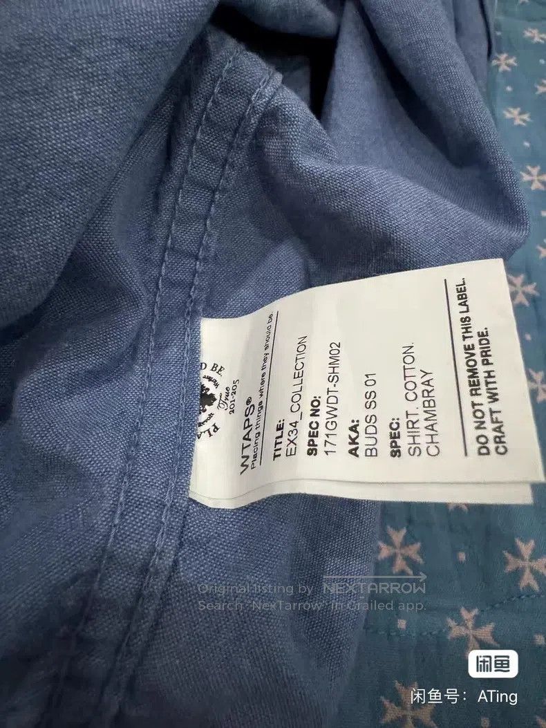Wtaps Wtaps Washable sky blue two-purse short-sleeve shirt Size US M / EU 48-50 / 2 - 3 Thumbnail