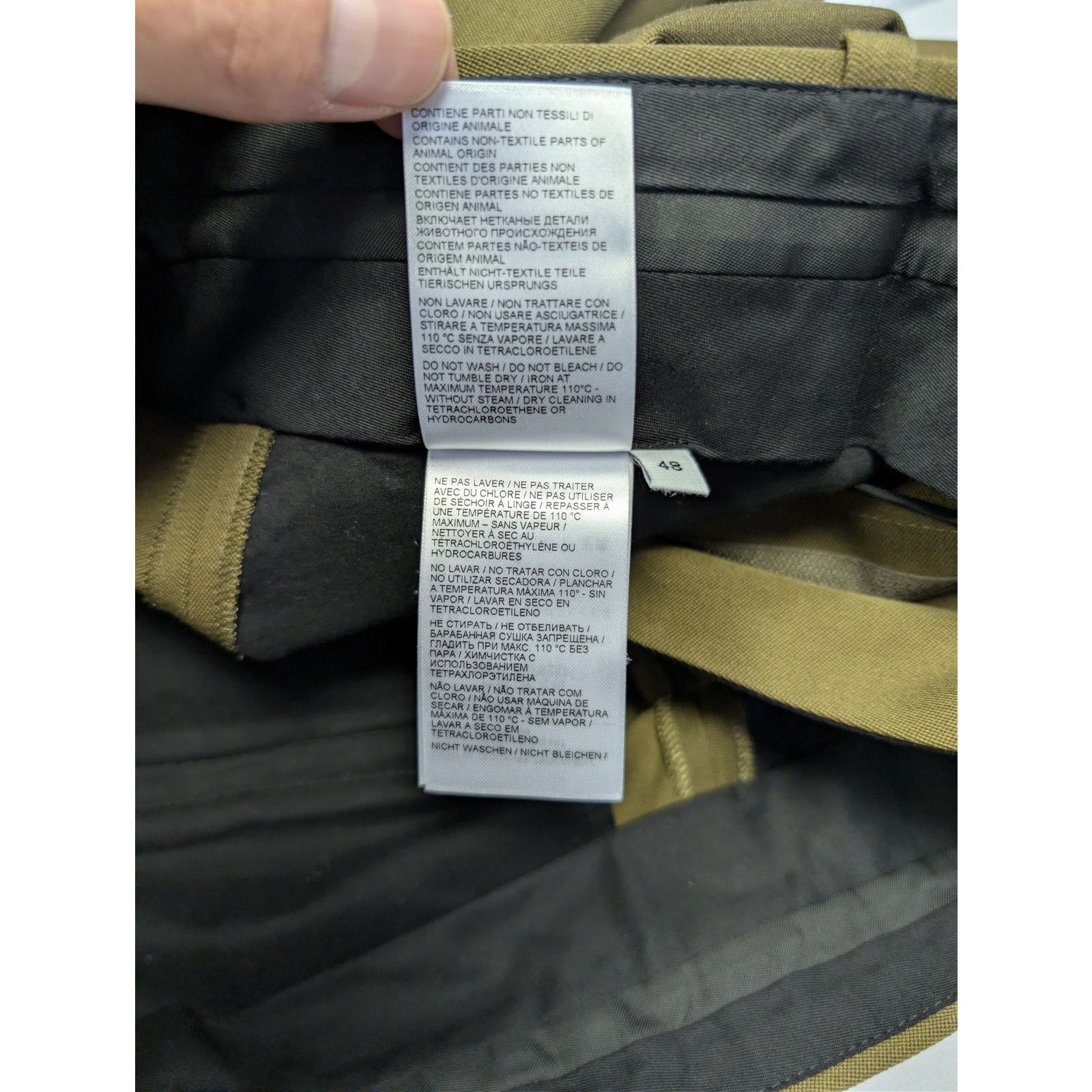 Bottega Veneta o1rshd1 Sartorial Grain de Poudre Trousers in Liana Size US 32 / EU 48 - 19 Thumbnail