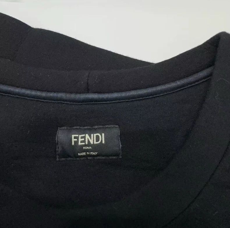 Fendi Fendi Black long-sleeved sweatshirt Size US L / EU 52-54 / 3 - 4 Thumbnail