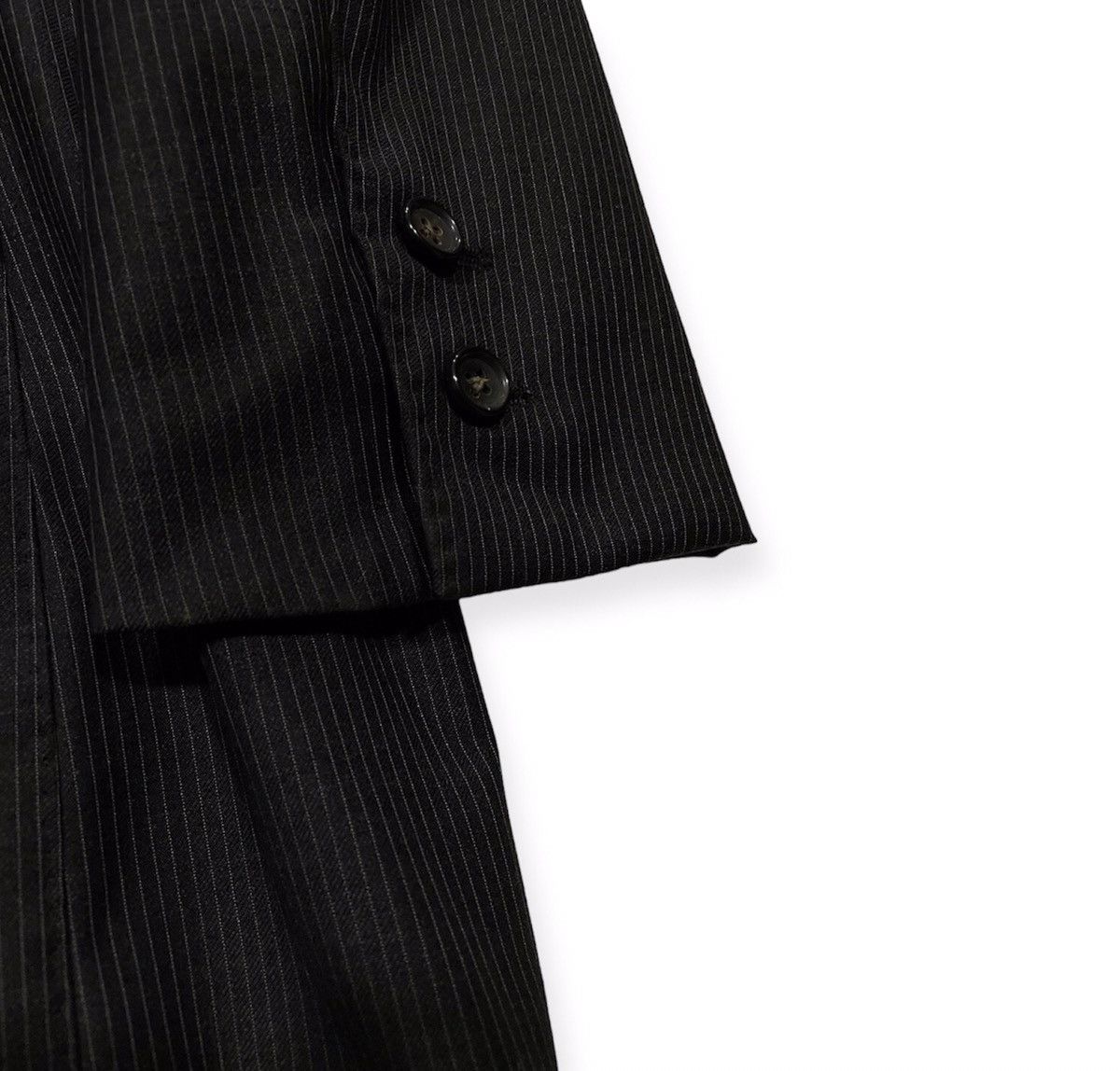 Loro Piana 1995 Tailored Pinstripes Blazer Size US M / EU 48-50 / 2 - 6 Thumbnail