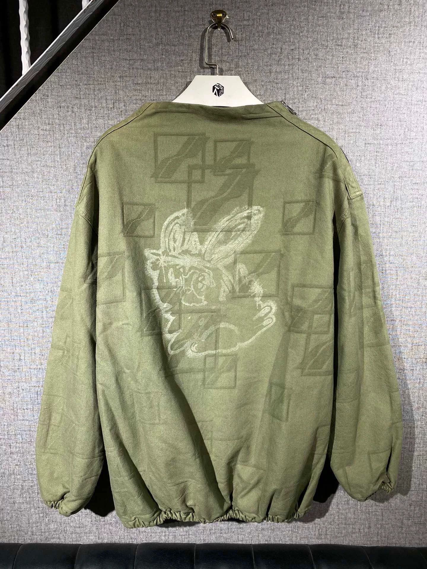 WE11DONE thick green sweatshirt with tags Size US M / EU 48-50 / 2 - 1 Thumbnail