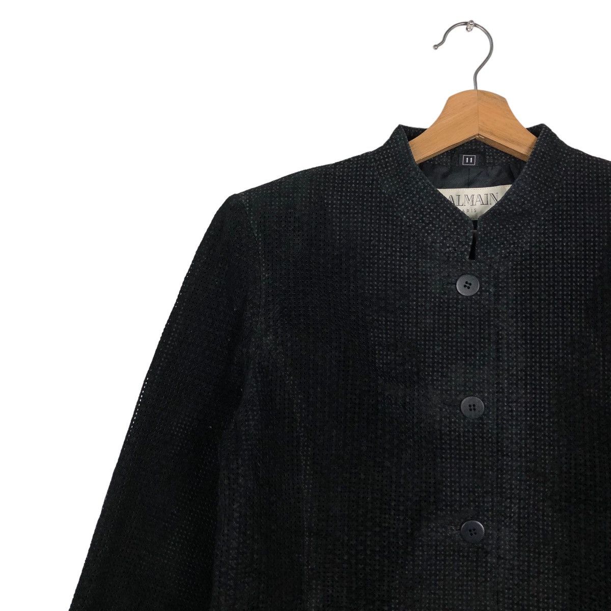 Balmain 🔥VINTAGE CROPPED COATS JACKET BALMAIN PARIS Size M / US 6-8 / IT 42-44 - 7 Thumbnail