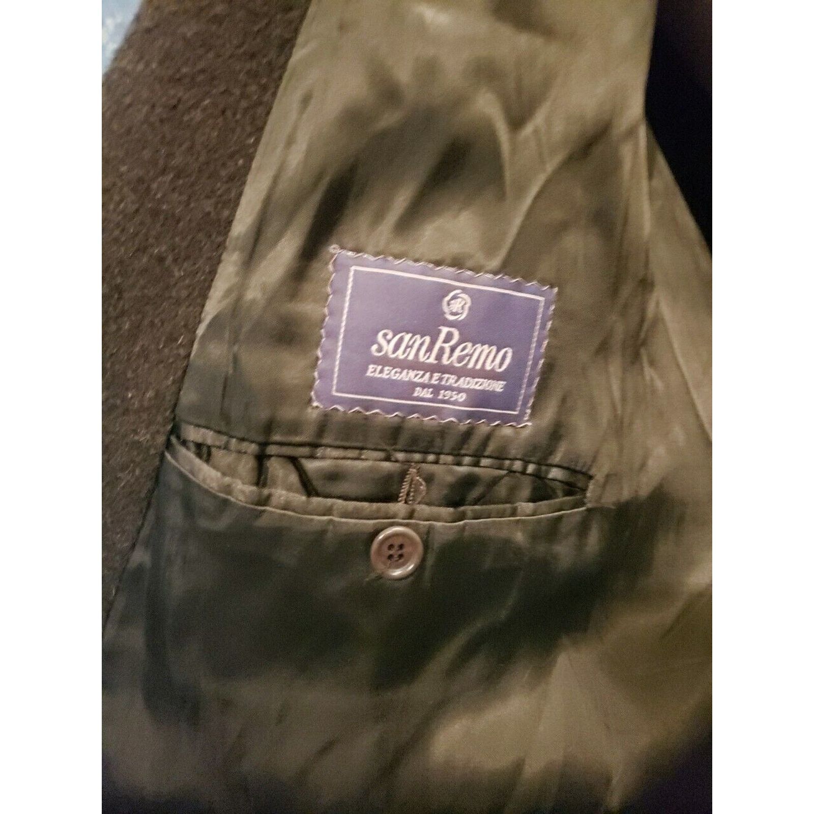 Other Men’s San Remo gray double breasted overcoat size 44 L Size US L / EU 52-54 / 3 - 5 Thumbnail