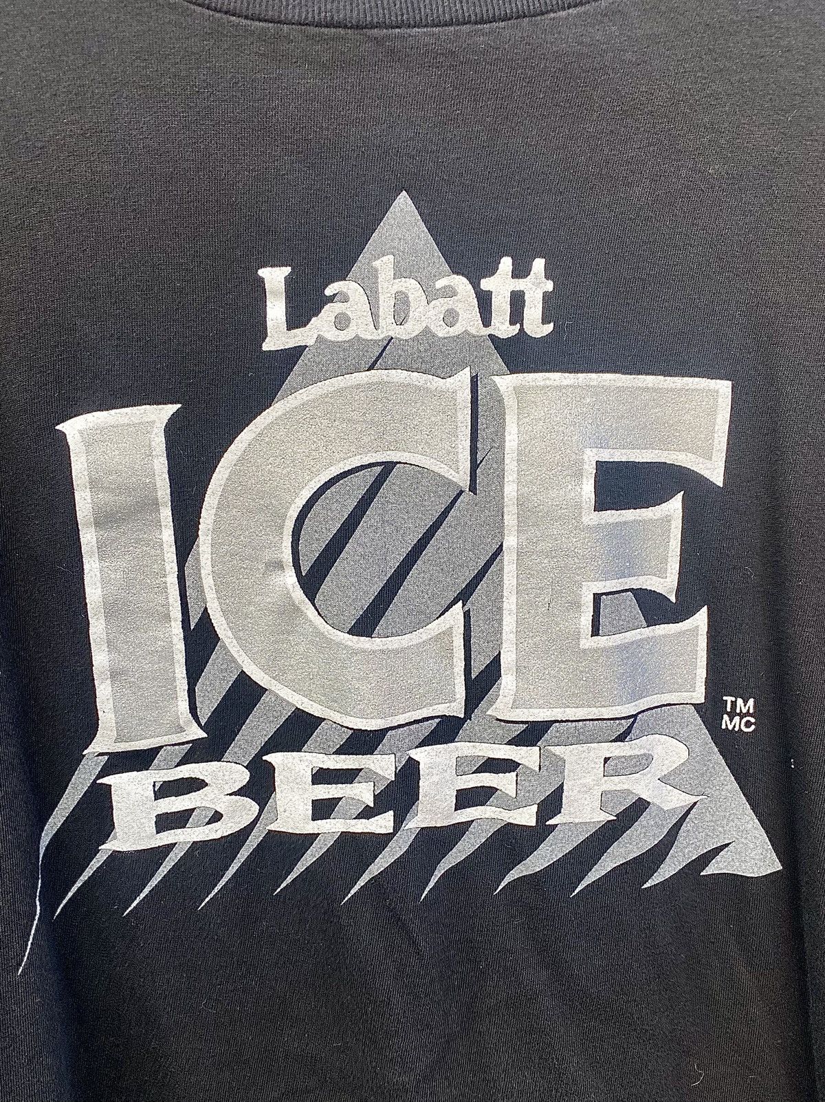 Other Vintage 90s Single Stitch Labatt Ice Beer Tee Black Size US XL / EU 56 / 4 - 3 Thumbnail
