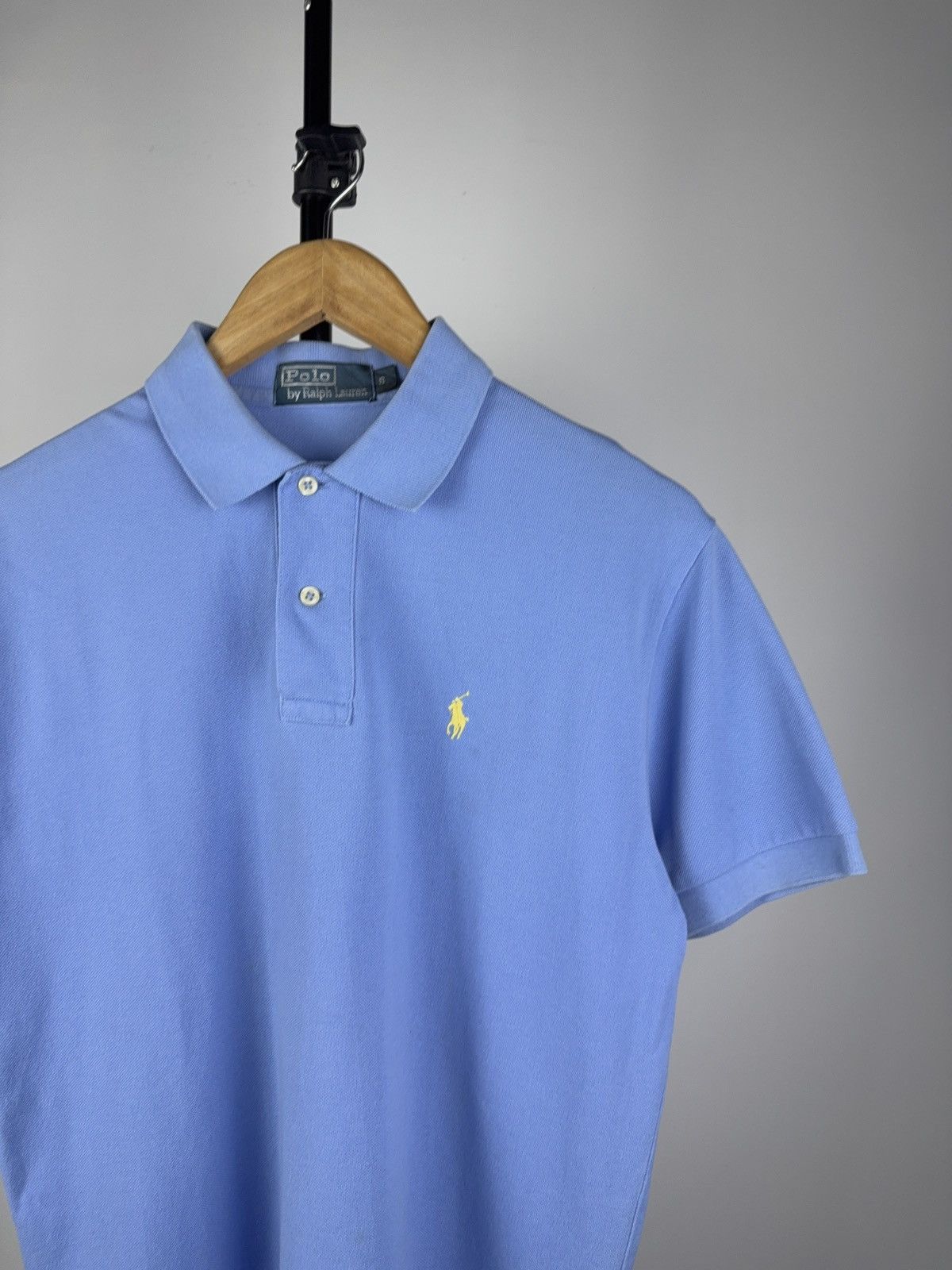 Polo Ralph Lauren × Vintage 🔥 Vintage Polo Ralph Lauren Polo T Shirt Rugby Blue 90s Size US S / EU 44-46 / 1 - 2 Thumbnail