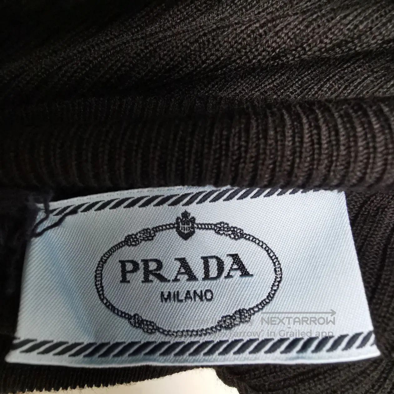 Prada Prada Black Wool Turtleneck Sweater for Women . Size XS / US 0-2 / IT 36-38 - 4 Thumbnail