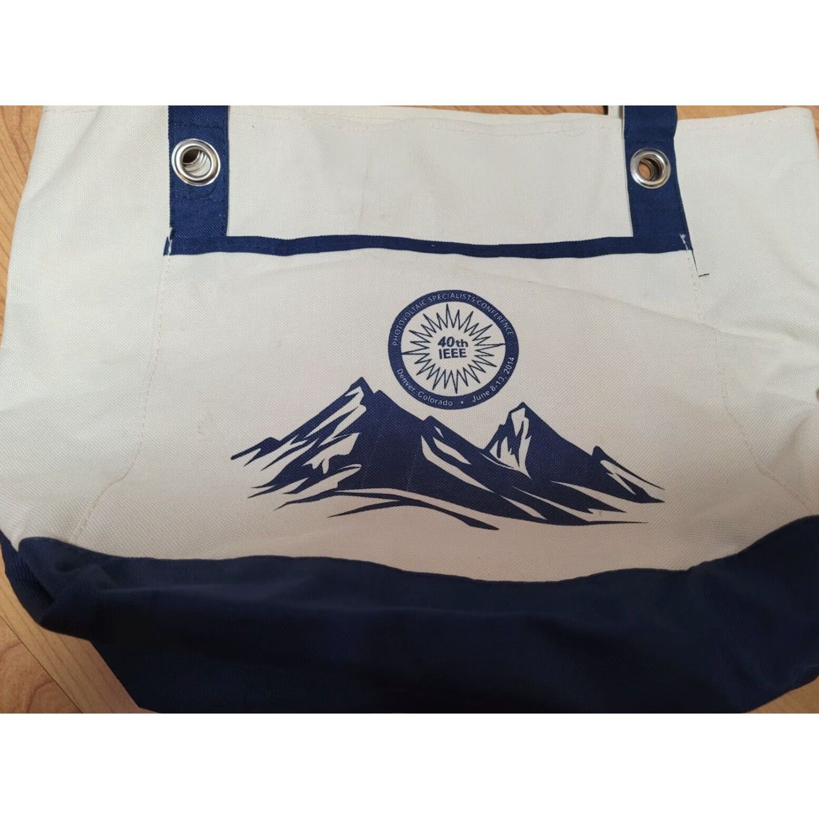 Vintage 40th IEEE Photovoltaic Specialists Conference Denver 2014 Bag Solar Canvas Shoulder Bag Mens Womens Gift Waterproof Size ONE SIZE - 2 Thumbnail