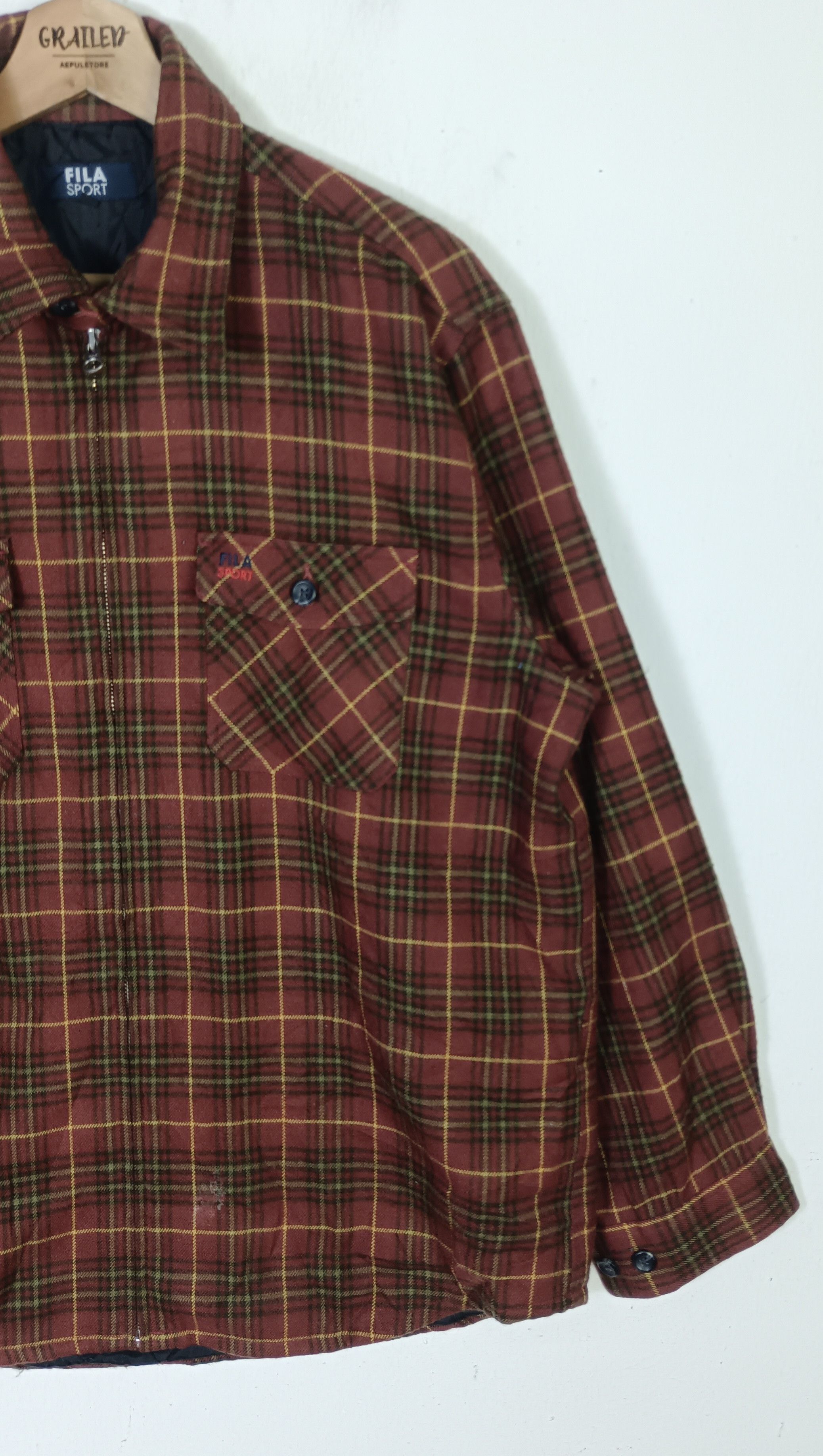 Fila Fila Sport Puffer Inner Button Up Jacket Size US L / EU 52-54 / 3 - 5 Thumbnail