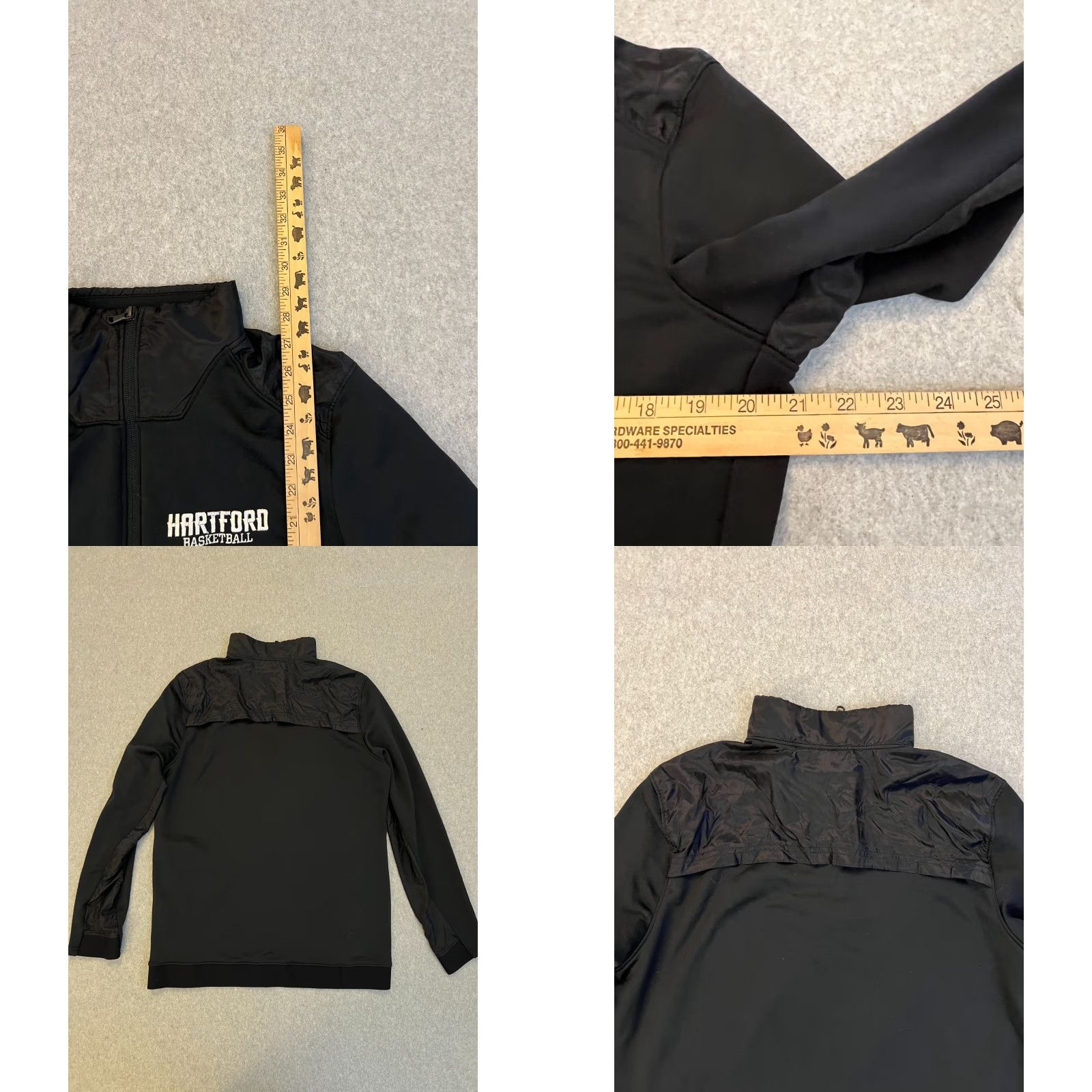 Under Armour Under Armour Hartford Basketball Men's Medium Black Full Zip Jacket Size US M / EU 48-50 / 2 - 8 Thumbnail