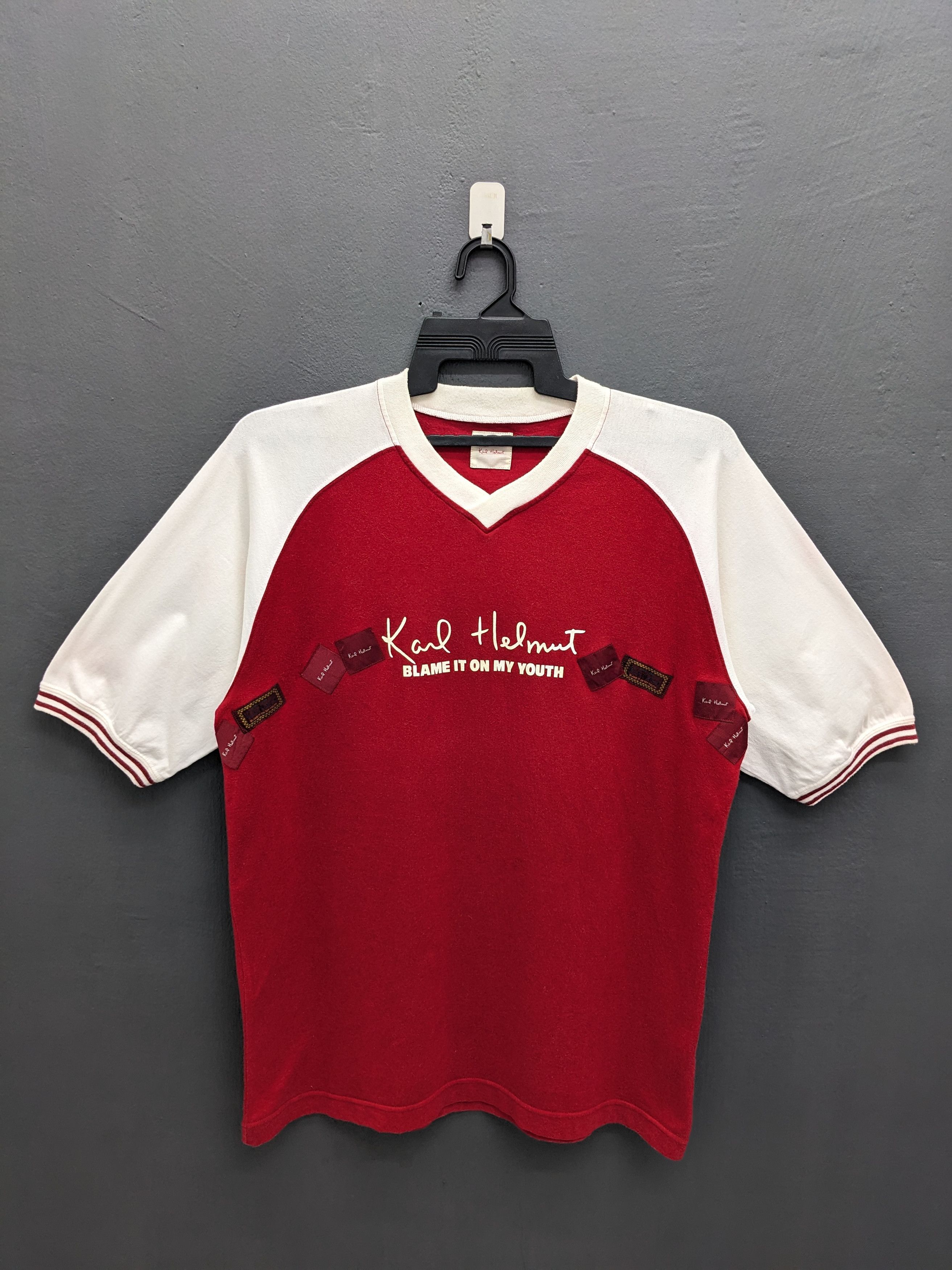 Karl Helmut JAPANESE BRAND KARL HELMUT MADE IN JAPAN TSHIRT Size US L / EU 52-54 / 3 - 2 Thumbnail
