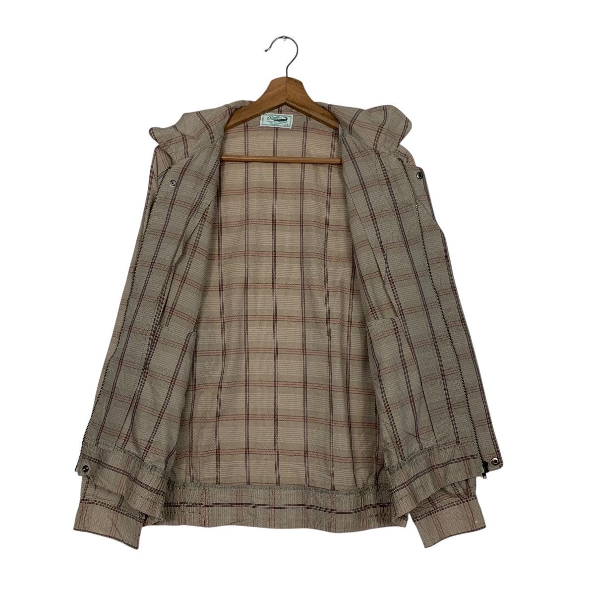 Japanese Brand Vintage 90’s CROCODILE Checked Casual Jacket #2833-C128 Size US M / EU 48-50 / 2 - 12 Thumbnail