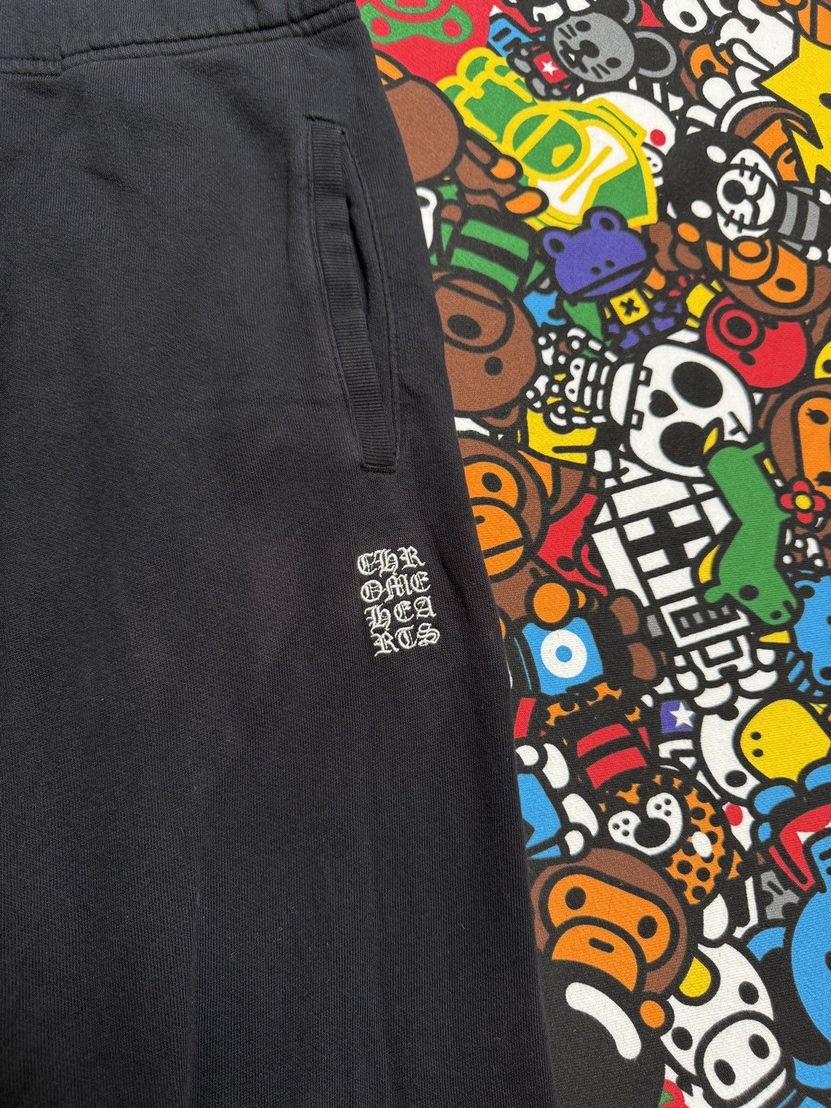 Chrome Hearts Chrome Hearts Black Embroidered Logo Sweatpants Size US 30 / EU 46 - 3 Thumbnail