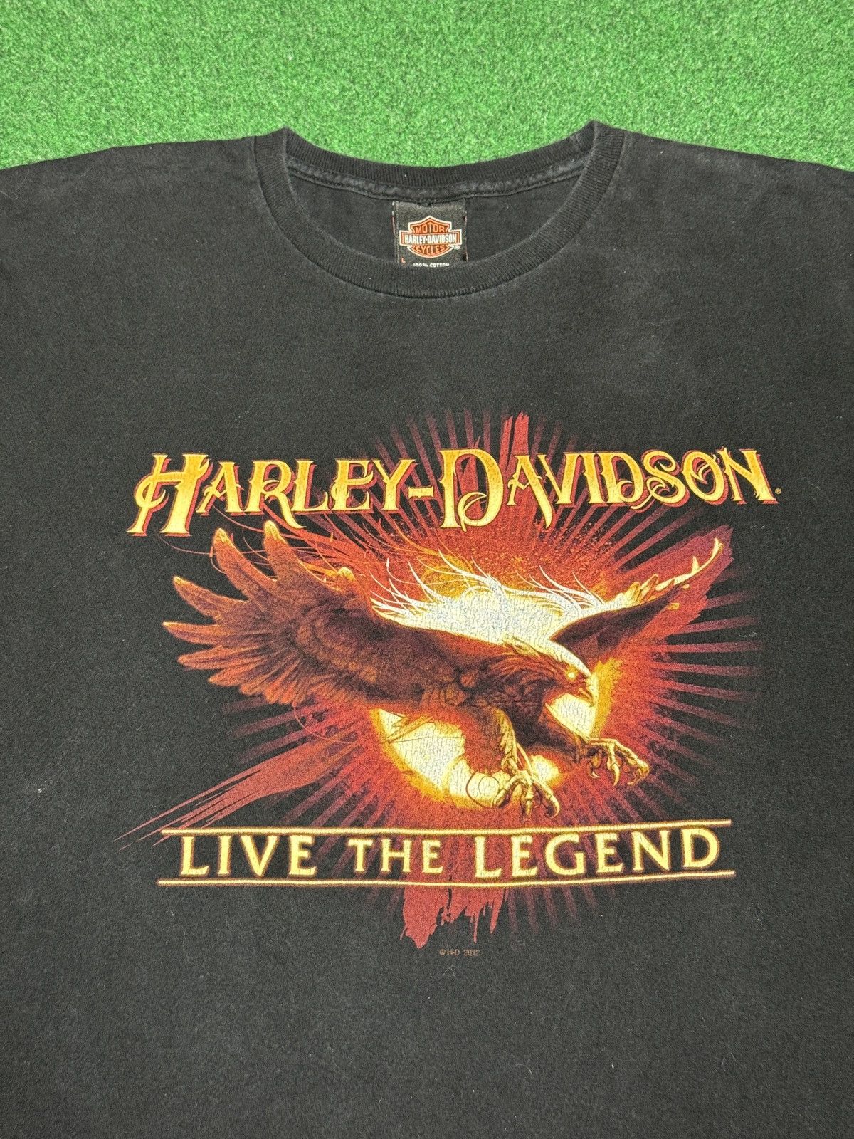 Harley Davidson Harley Davidson Biker Legend Motorcycle Eagle Lrg T Shirt Size US L / EU 52-54 / 3 - 2 Thumbnail