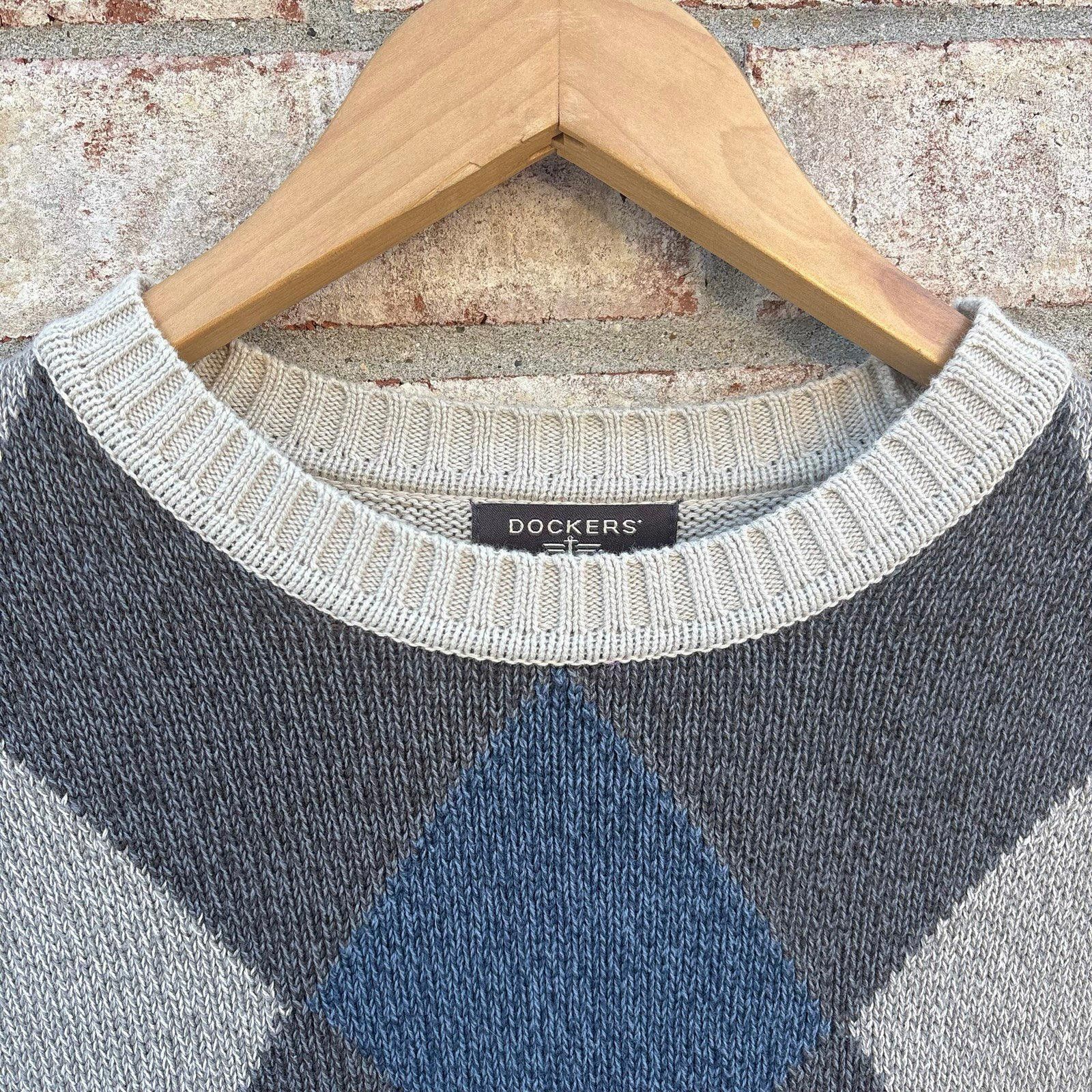 Dockers Vintage Dockers argyle diamond sweater Size US M / EU 48-50 / 2 - 2 Thumbnail
