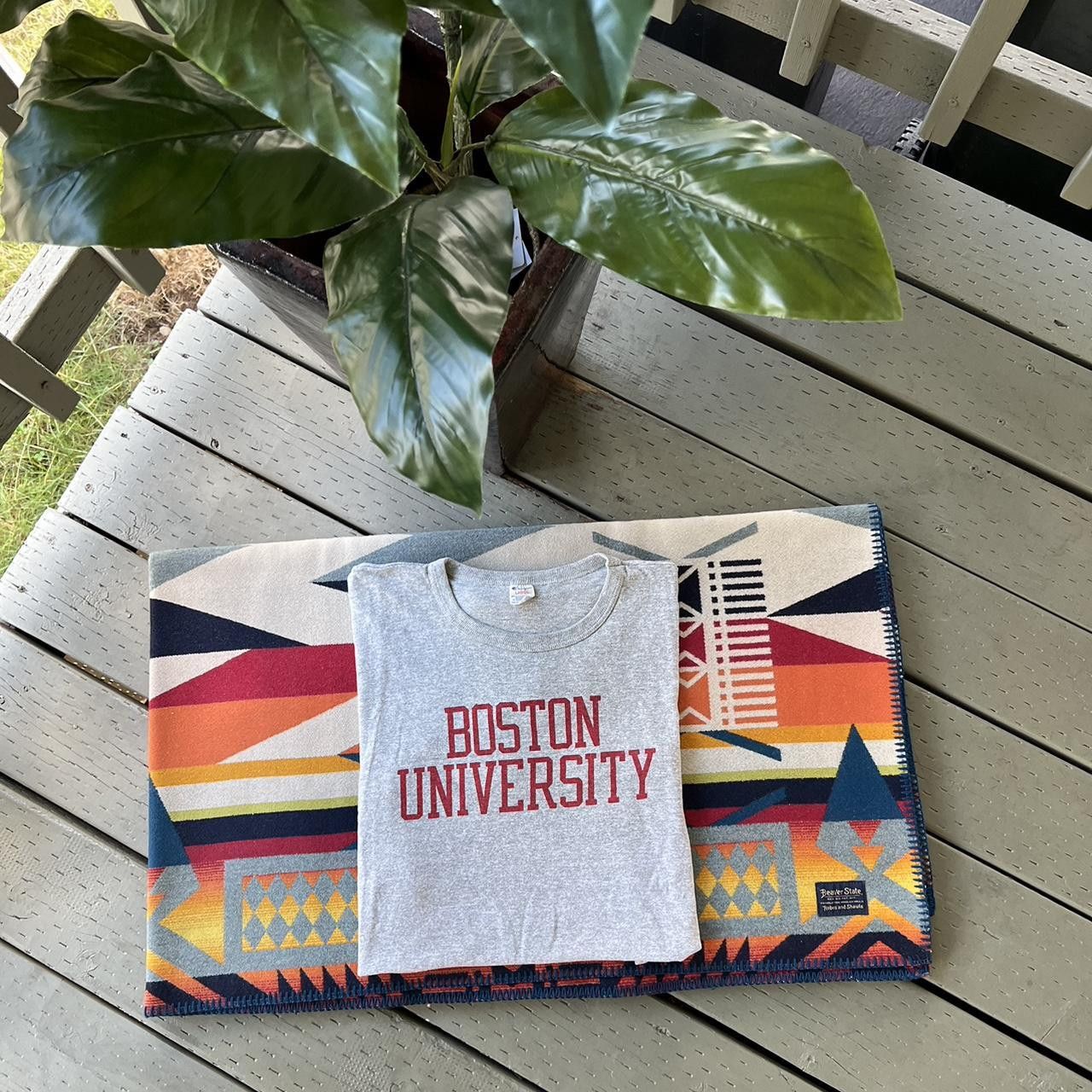 Champion × Vintage Vintage Boston University Champion T-Shirt Size US L / EU 52-54 / 3 - 4 Thumbnail