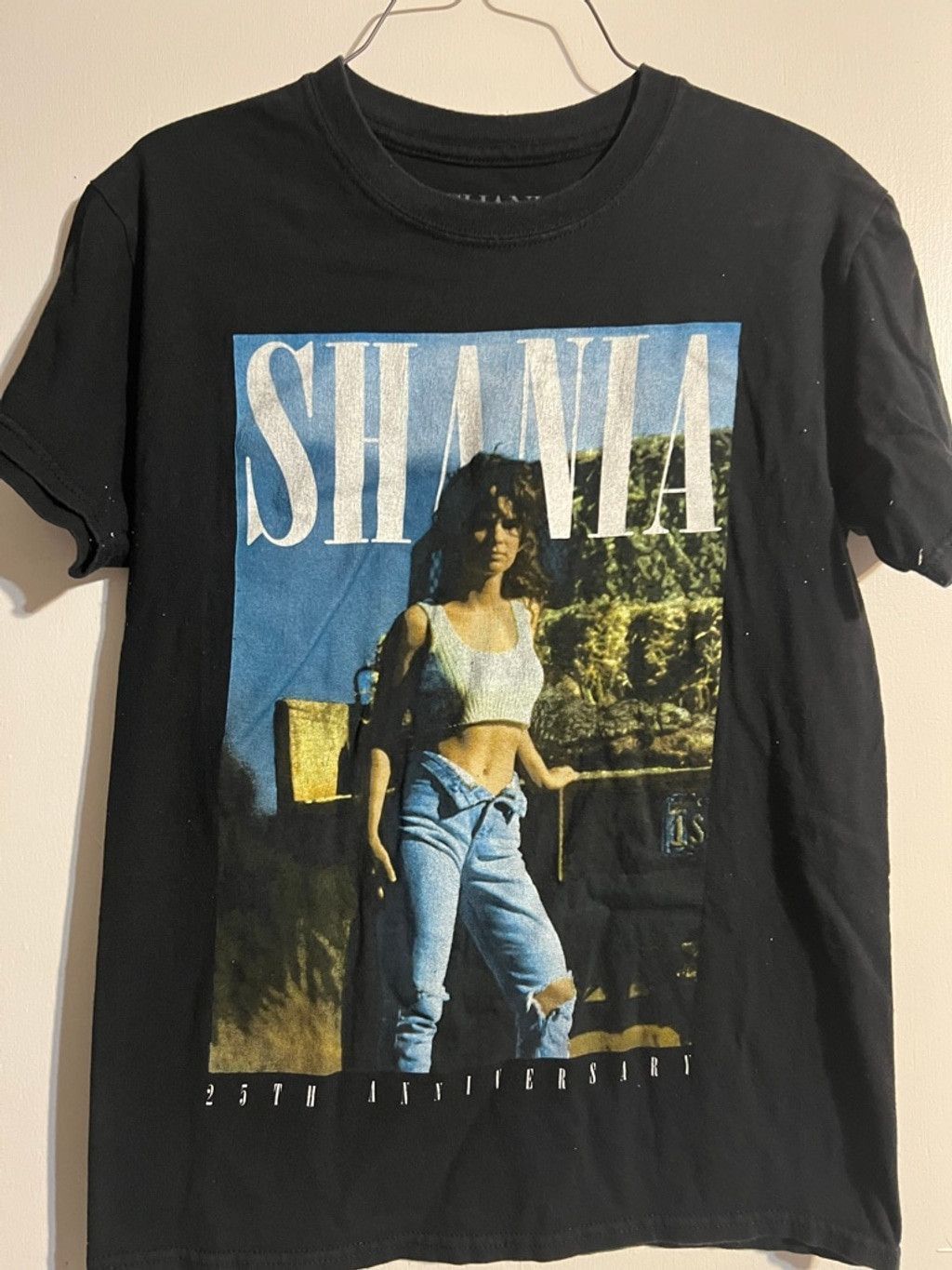 Other Women's Shania Twain Short Sleeve Tee S Black Blue Size S / US 4 / IT 40 - 1 Thumbnail
