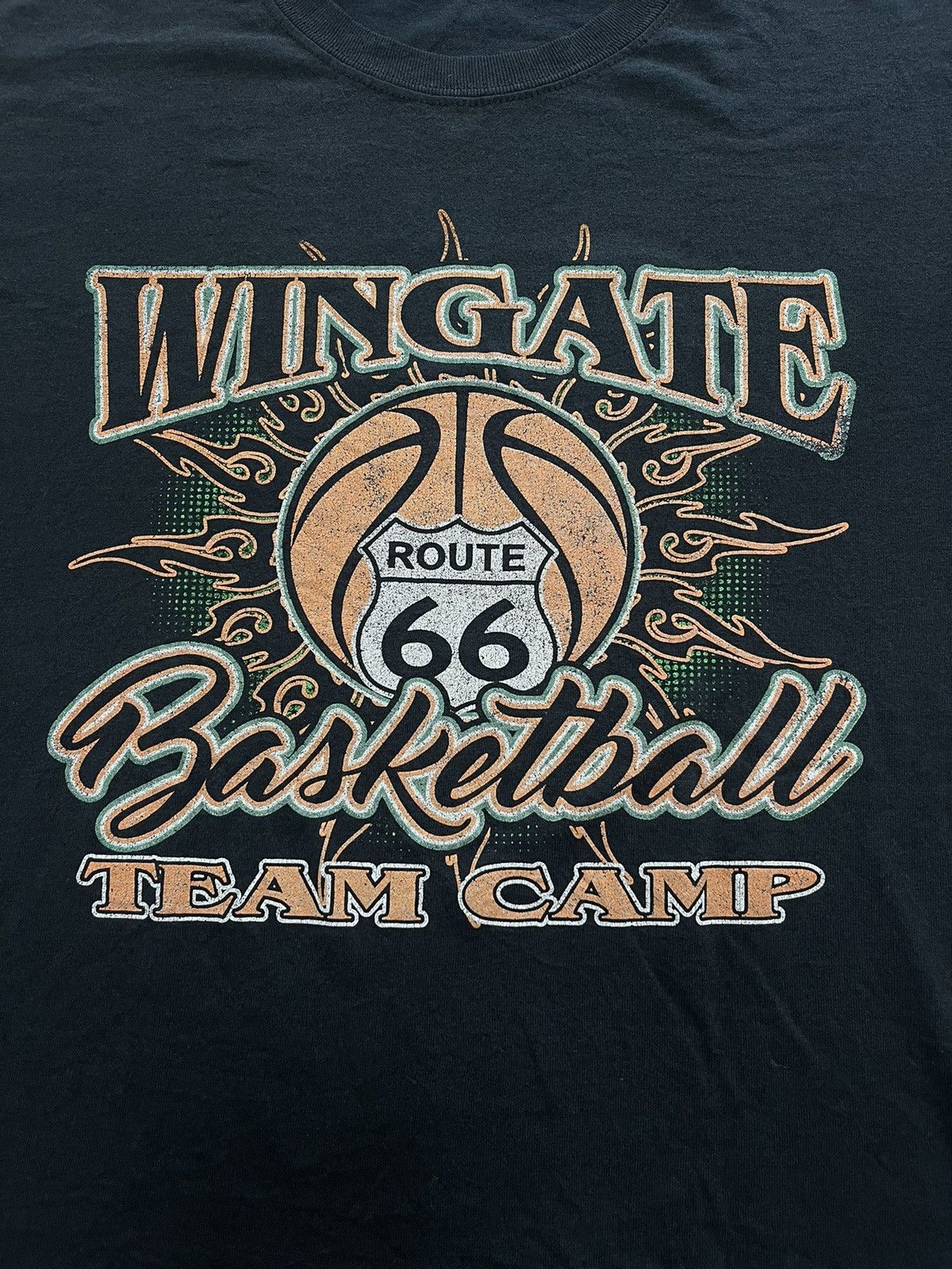 Vintage Wingate Basketball Team Camp Big Logo Y2k Tee Size US M / EU 48-50 / 2 - 2 Thumbnail
