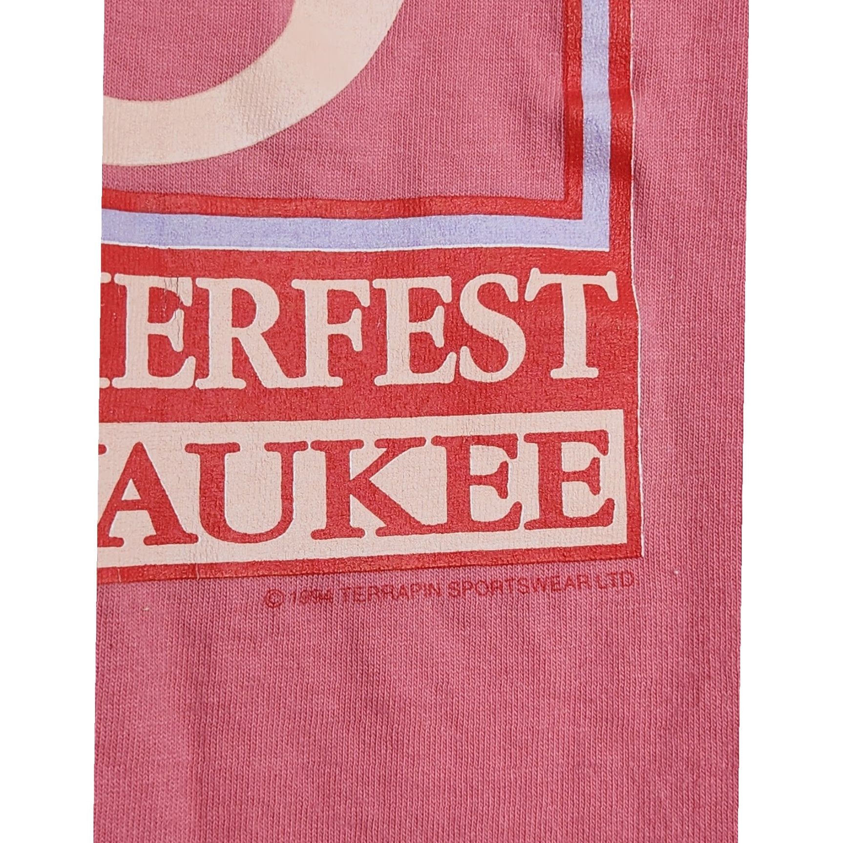 Vintage VINTAGE Holoubek Shirt Milwaukee Wisconsin Summerfest 90s Pink L Unisex Adults Boys Girls Mens Womens single Size L / US 10 / IT 46 - 3 Thumbnail
