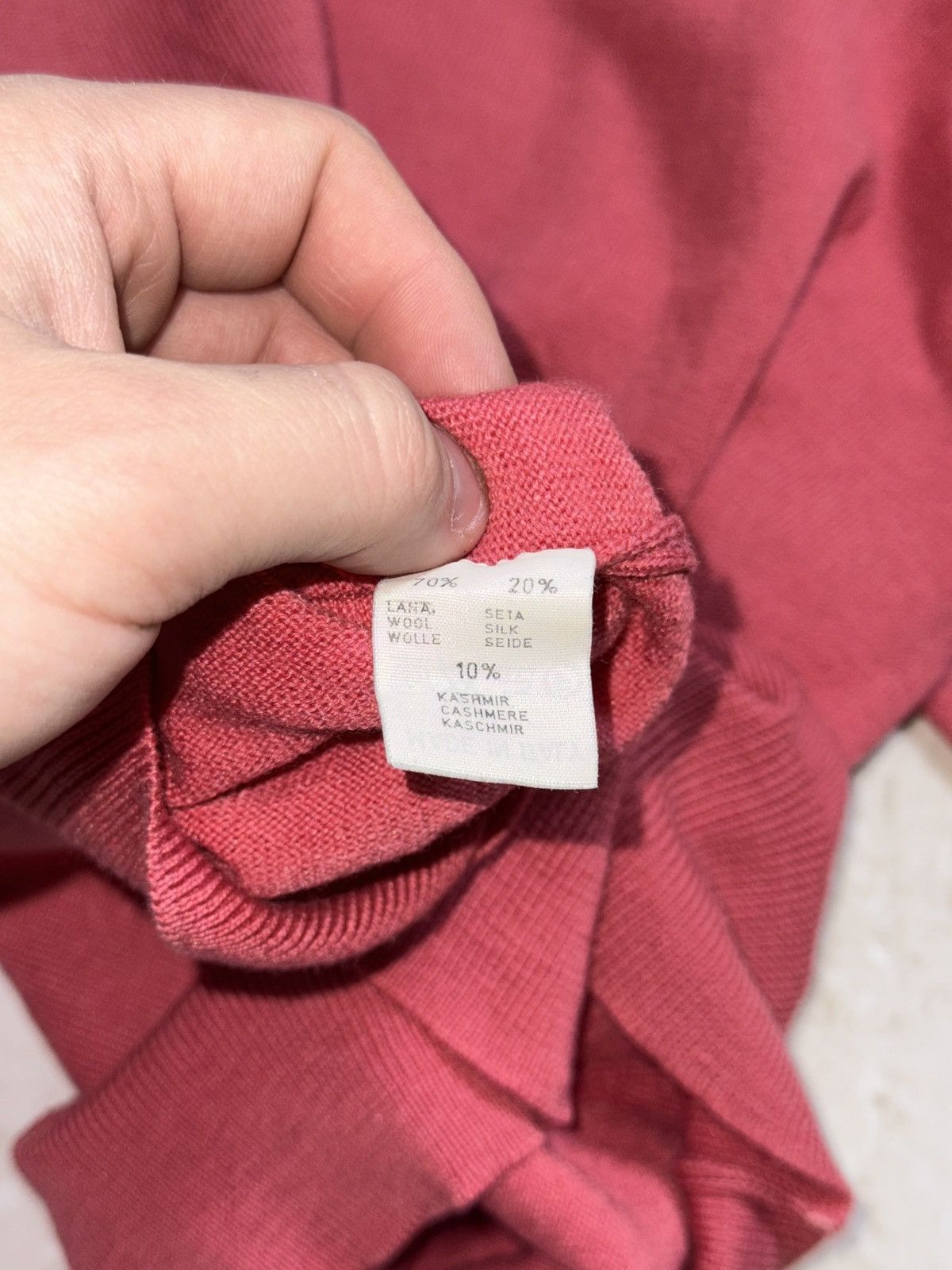 Gran Sasso Made in italy gran sasso sweater blended cashmere wool silk Size US S / EU 44-46 / 1 - 4 Thumbnail
