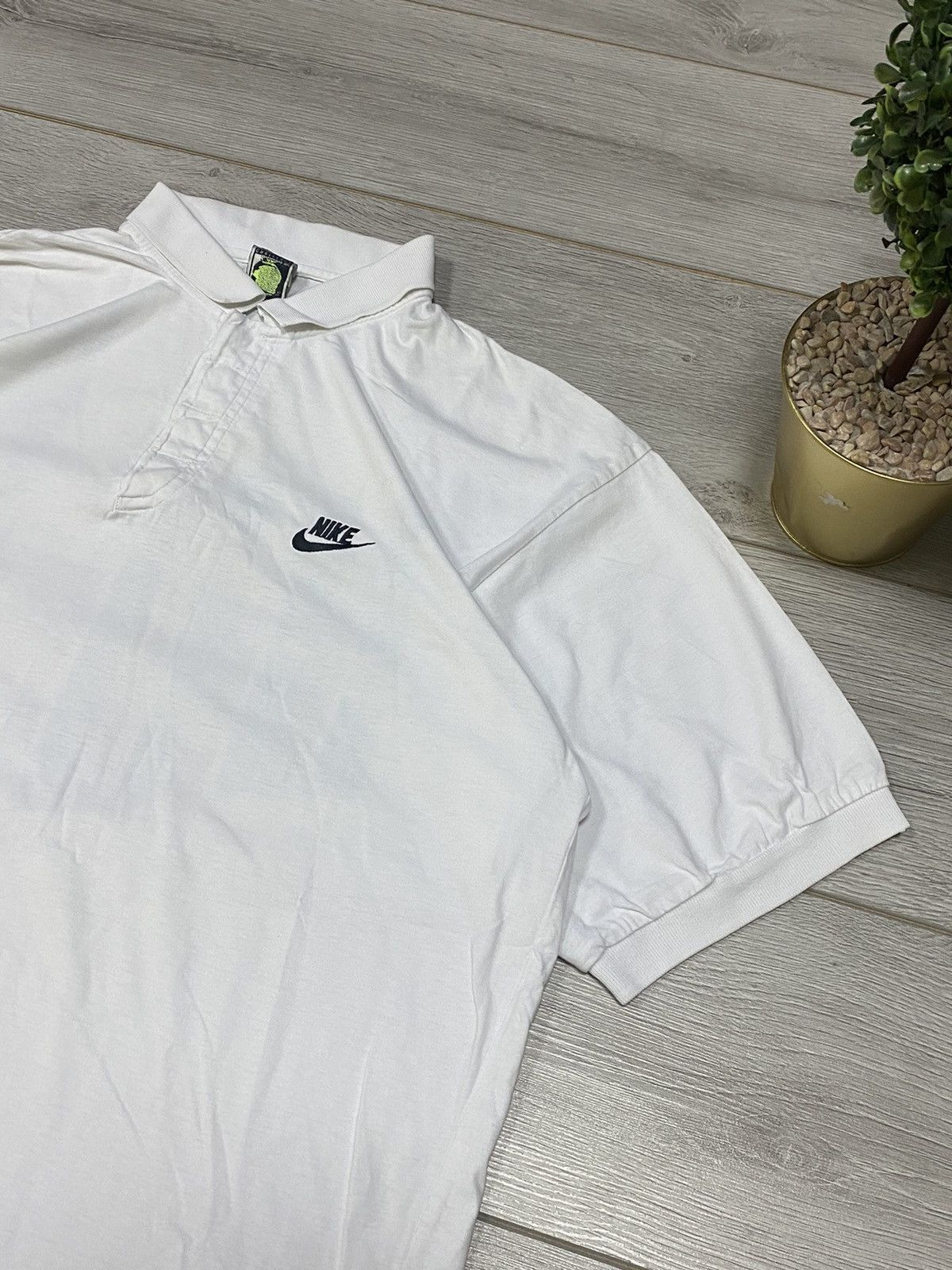 Vintage Nike Challenge Court 1990 vintage over print polo shirt Size US XL / EU 56 / 4 - 3 Thumbnail