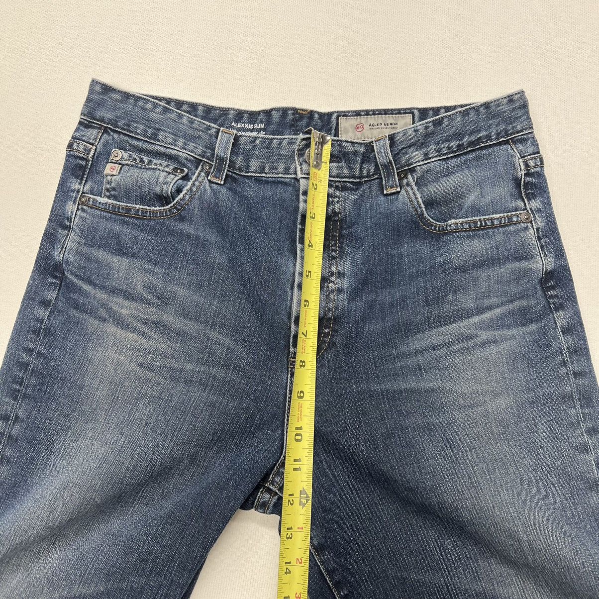 AG Adriano Goldschmied AG Jeans Blue Alexxis Slim High Rise Vintage Denim Faded Size 32" / US 10 / IT 46 - 23 Thumbnail