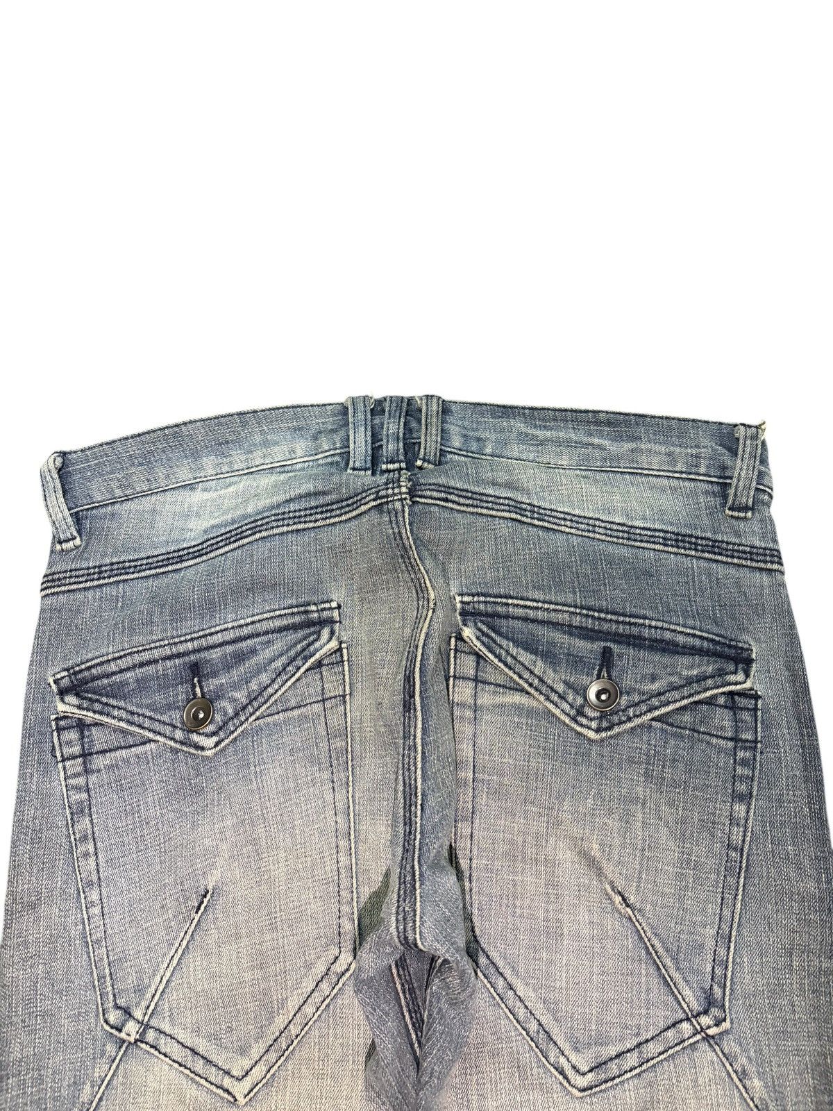 semanticdesign Vintage Semantic Design Faded Wash Distressed Jeans Size US 30 / EU 46 - 4 Thumbnail