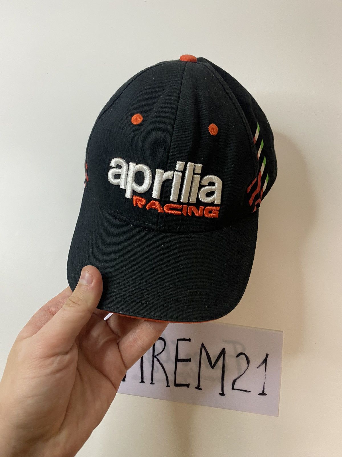 Vintage Aprilia racing cap hat Size ONE SIZE - 2 Thumbnail